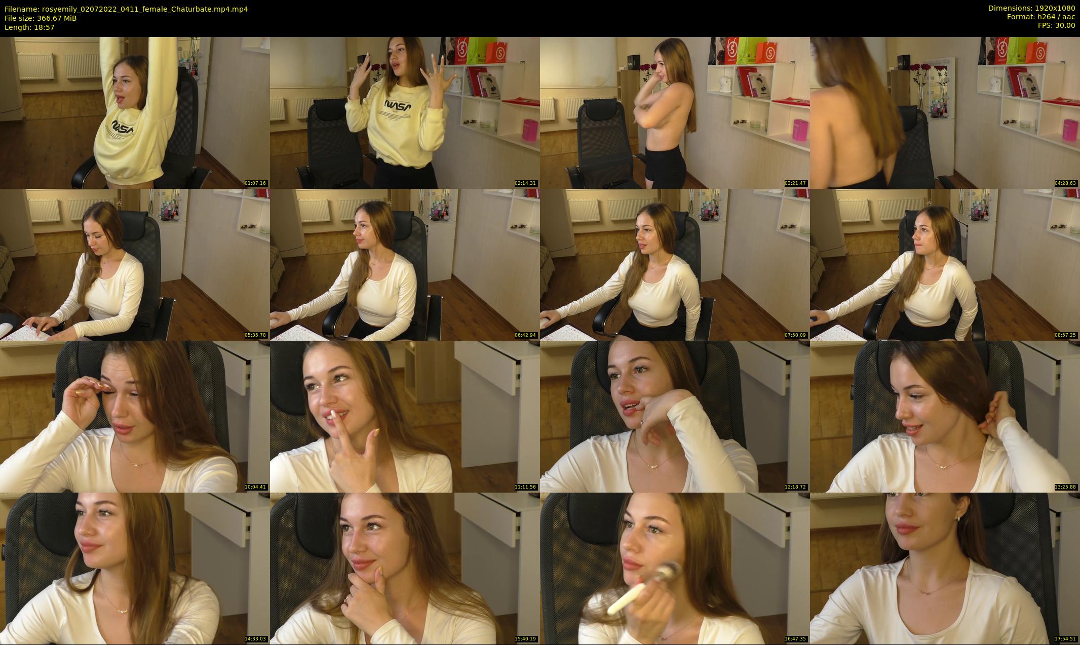 rosyemily — 19 minute Chaturbate female cam show recording, 1080p, Jul 2, 2022
