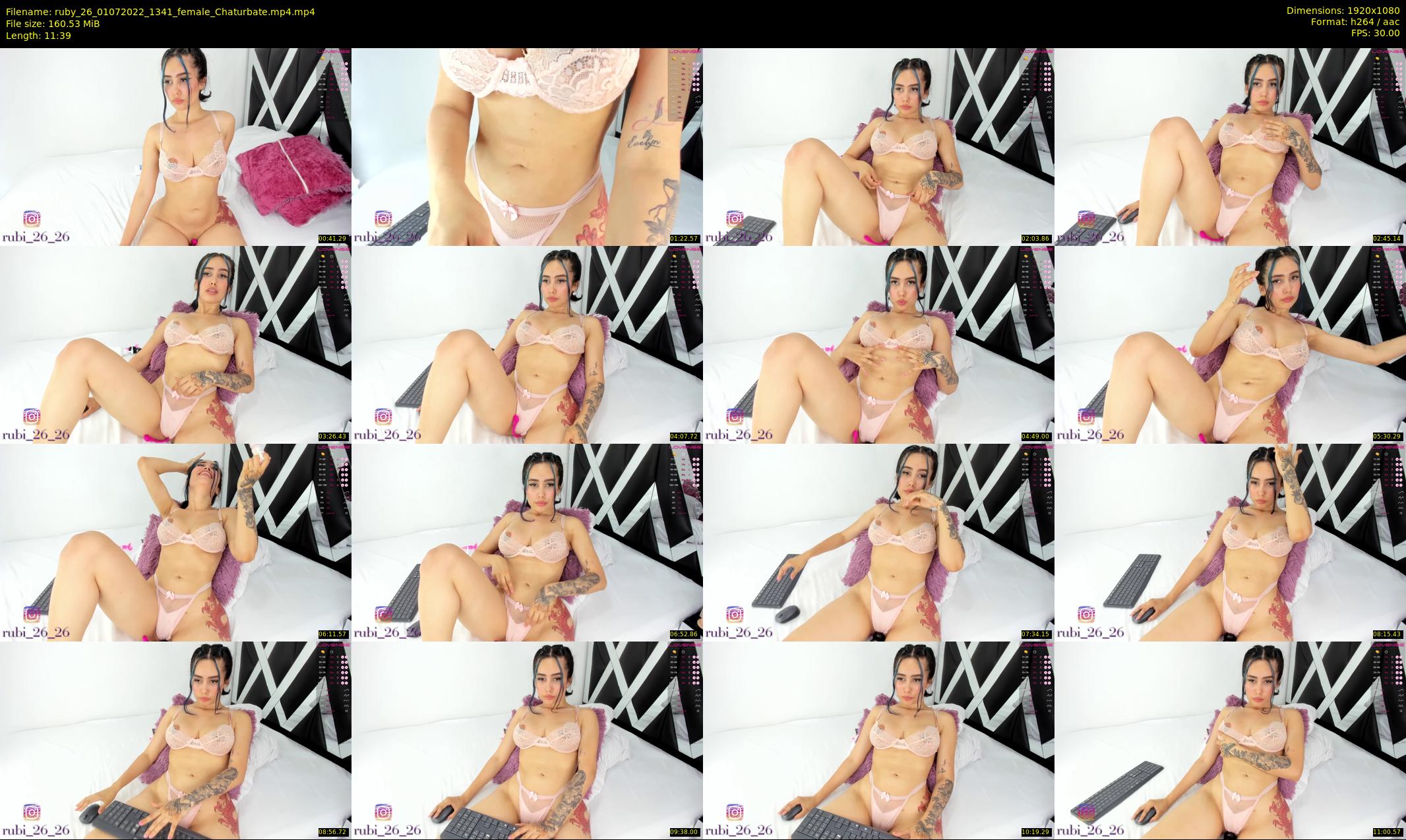 ruby_26 — 12 minute Chaturbate female cam show recording, 1080p, Jul 1, 2022
