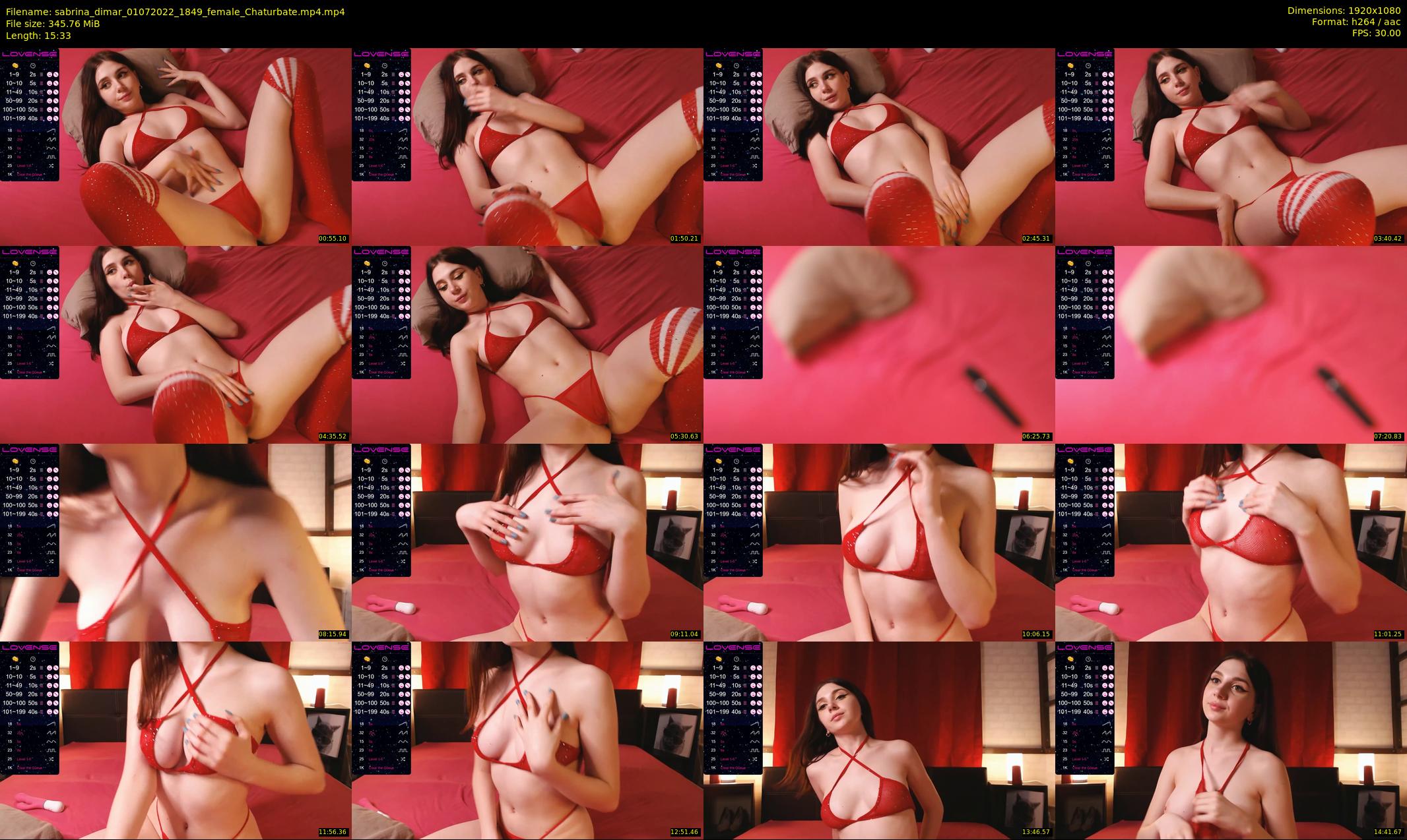 sabrina_dimar — 16 minute Chaturbate female cam show recording, 1080p, Jul 1, 2022