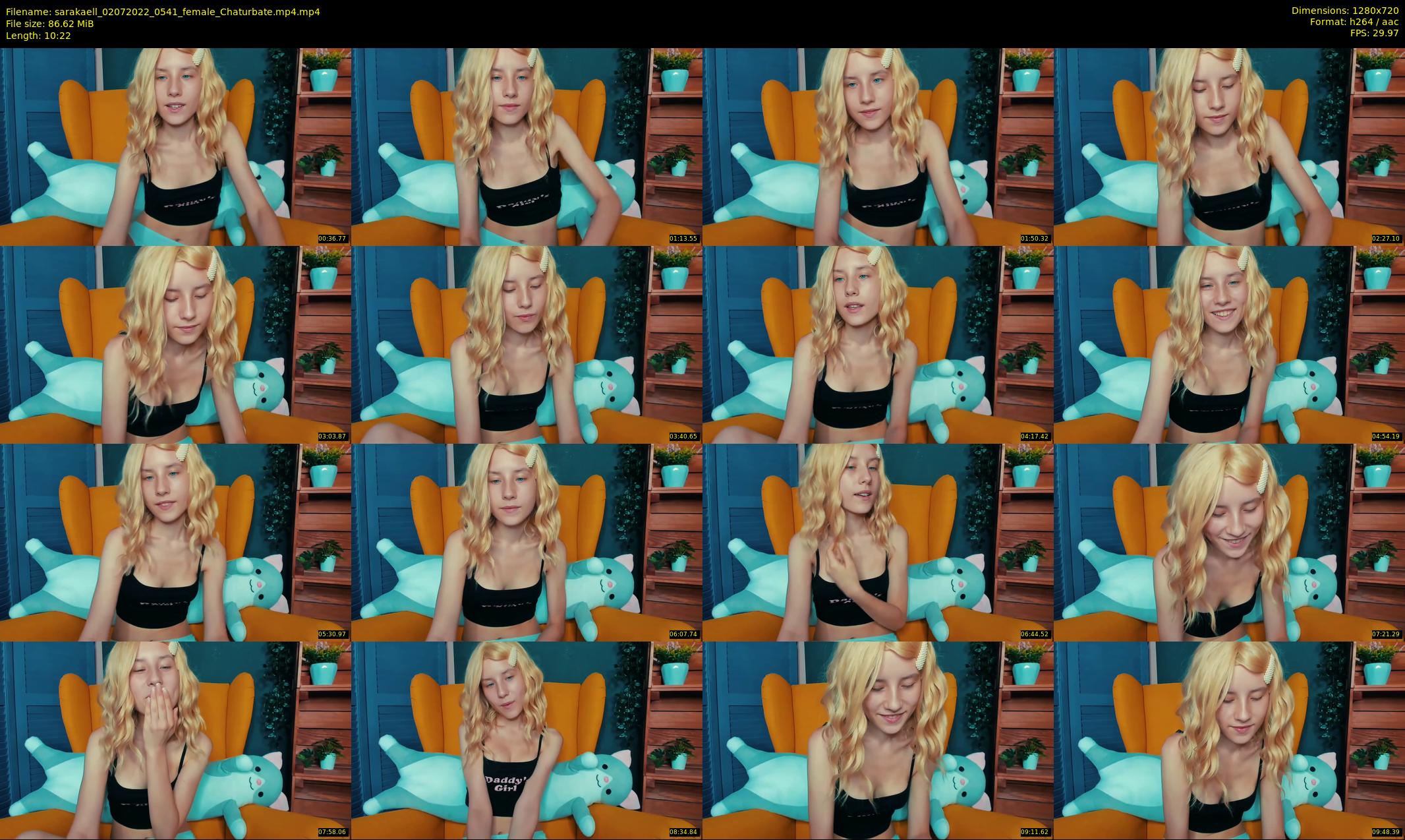 sarakaell — 11 minute Chaturbate female cam show recording, 720p, Jul 2, 2022