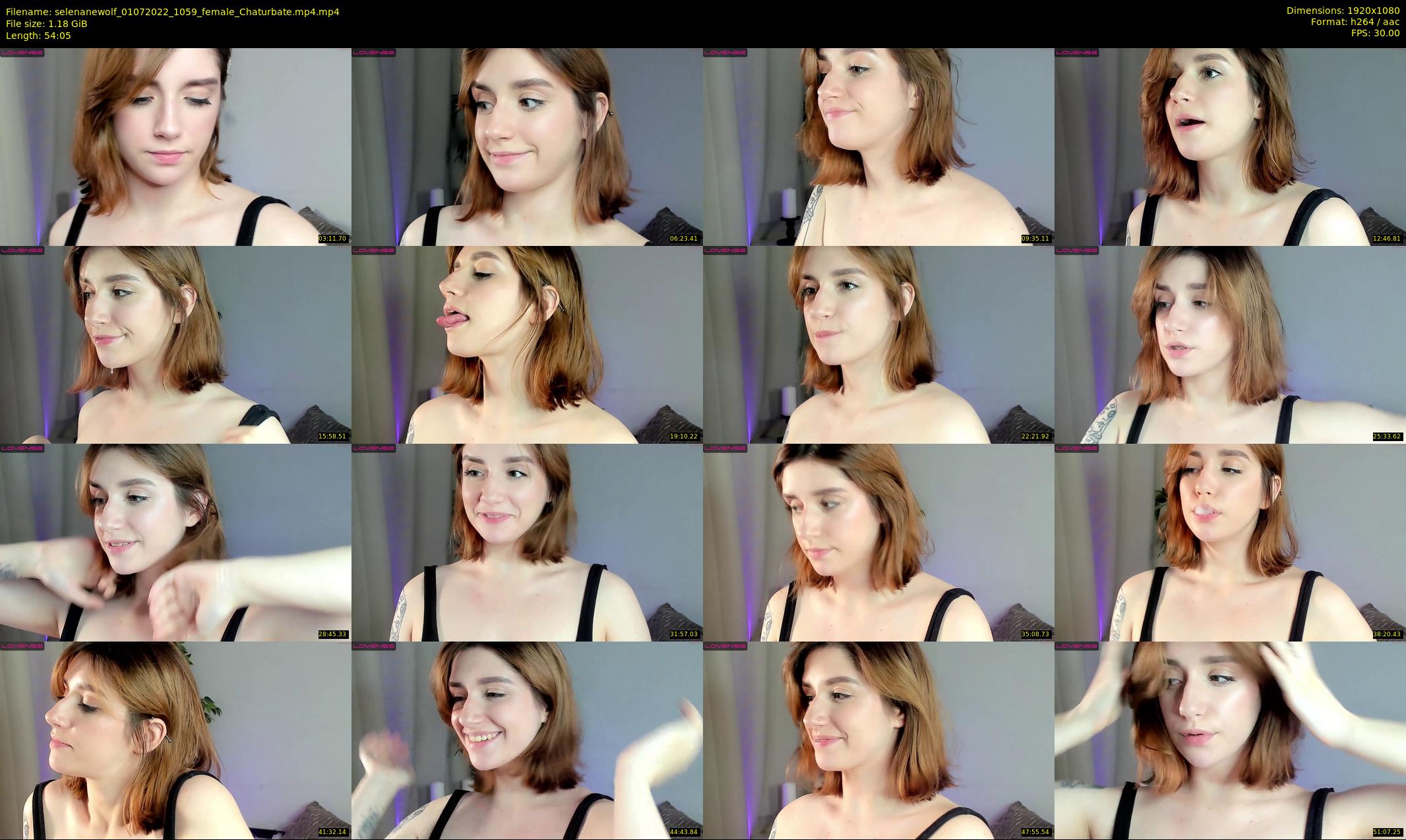 selenanewolf — 55 minute Chaturbate couple cam show recording, 1080p, Jul 1, 2022