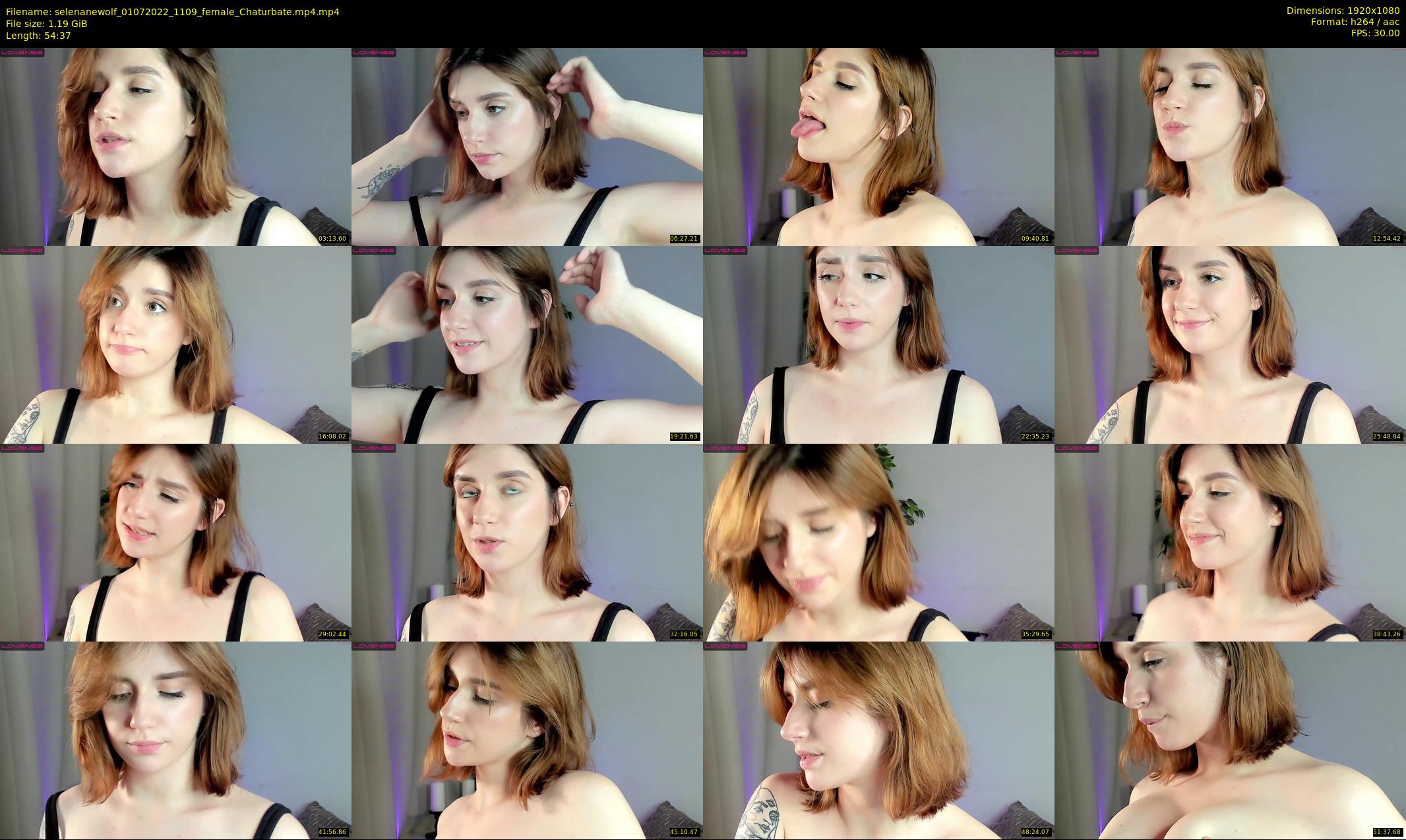 selenanewolf — 55 minute Chaturbate couple cam show recording, 1080p, Jul 1, 2022
