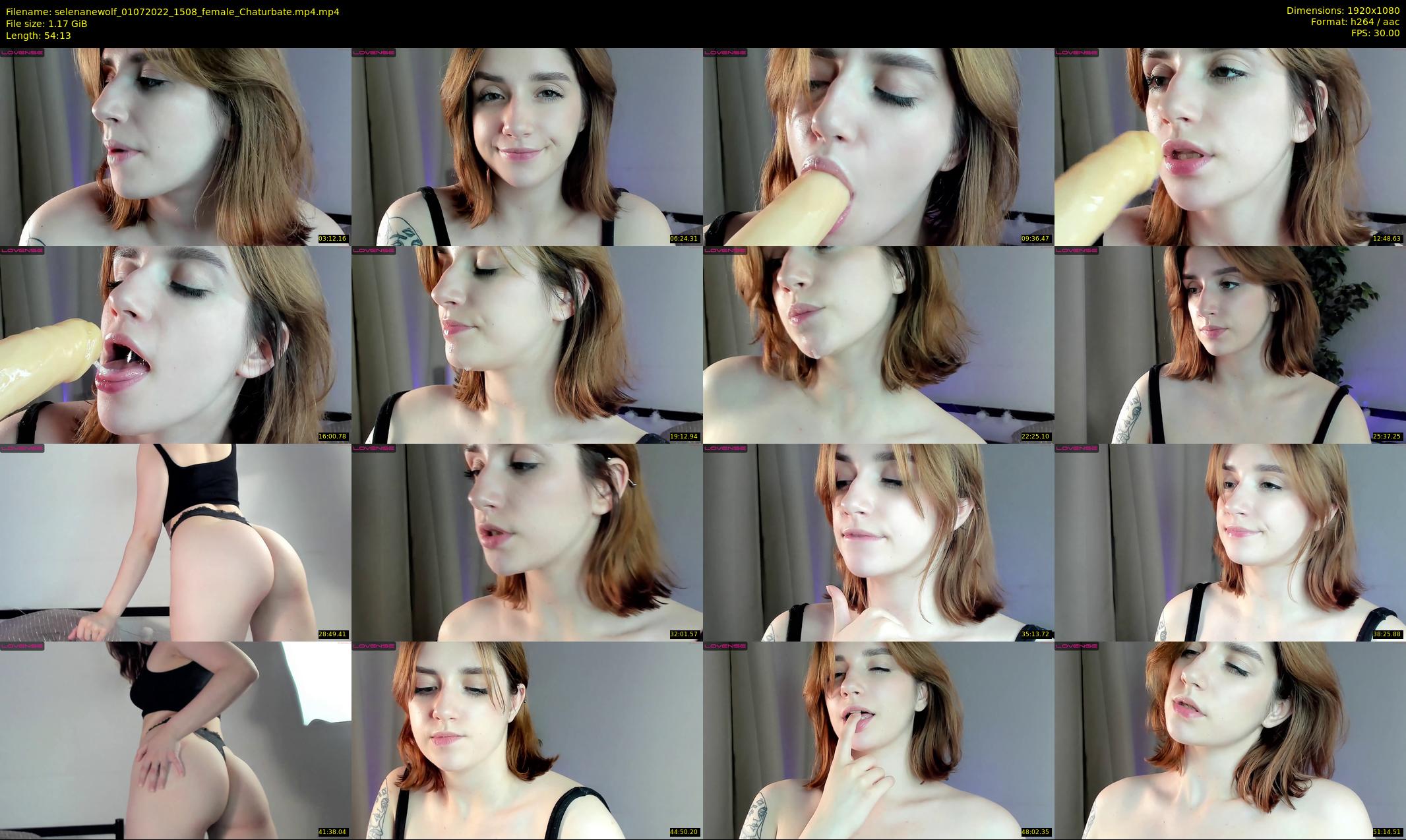 selenanewolf — 55 minute Chaturbate couple cam show recording, 1080p, Jul 1, 2022