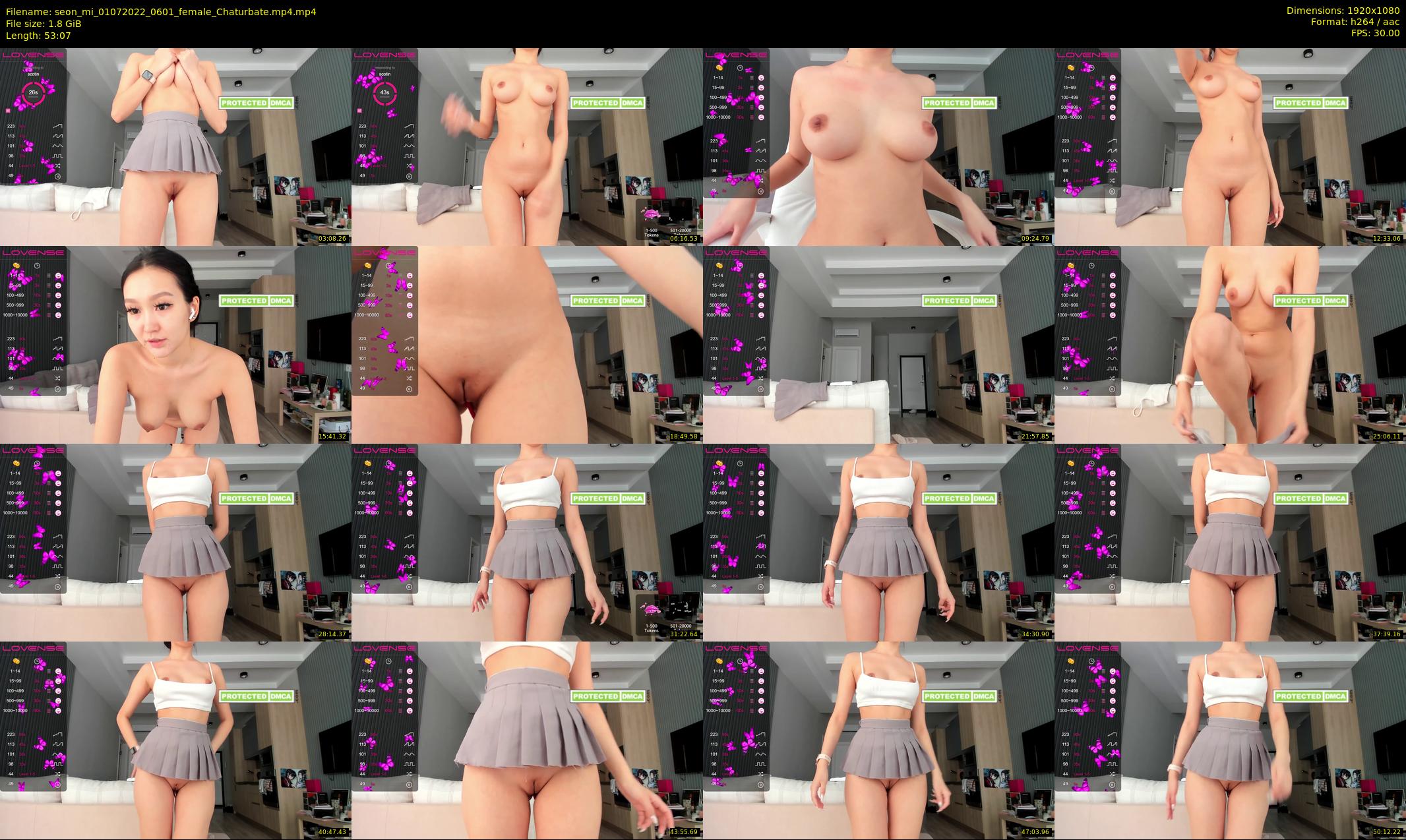 seon_mi — 54 minute Chaturbate female cam show recording, 1080p, Jul 1, 2022