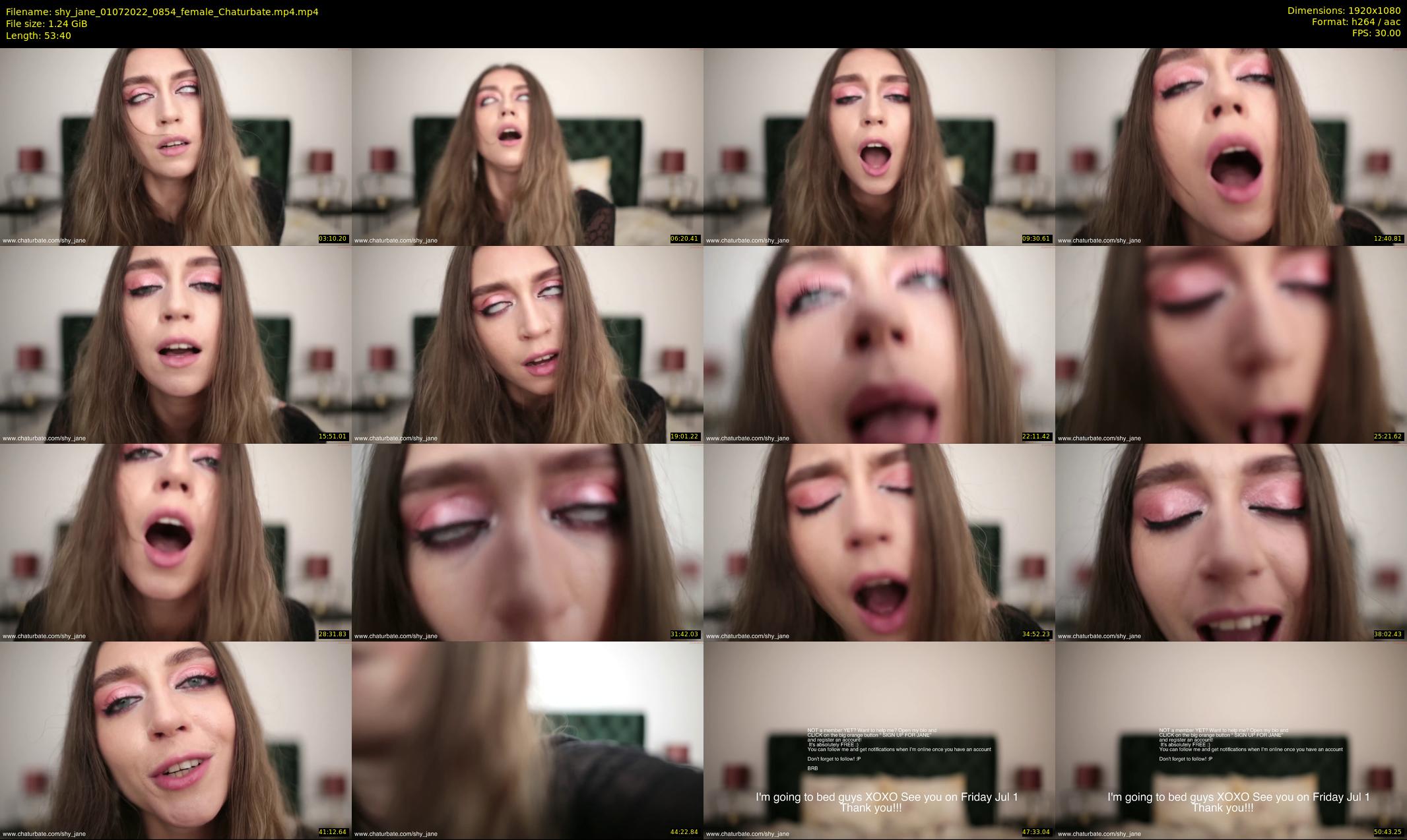 shy_jane — 54 minute Chaturbate female cam show recording, 1080p, Jul 1, 2022