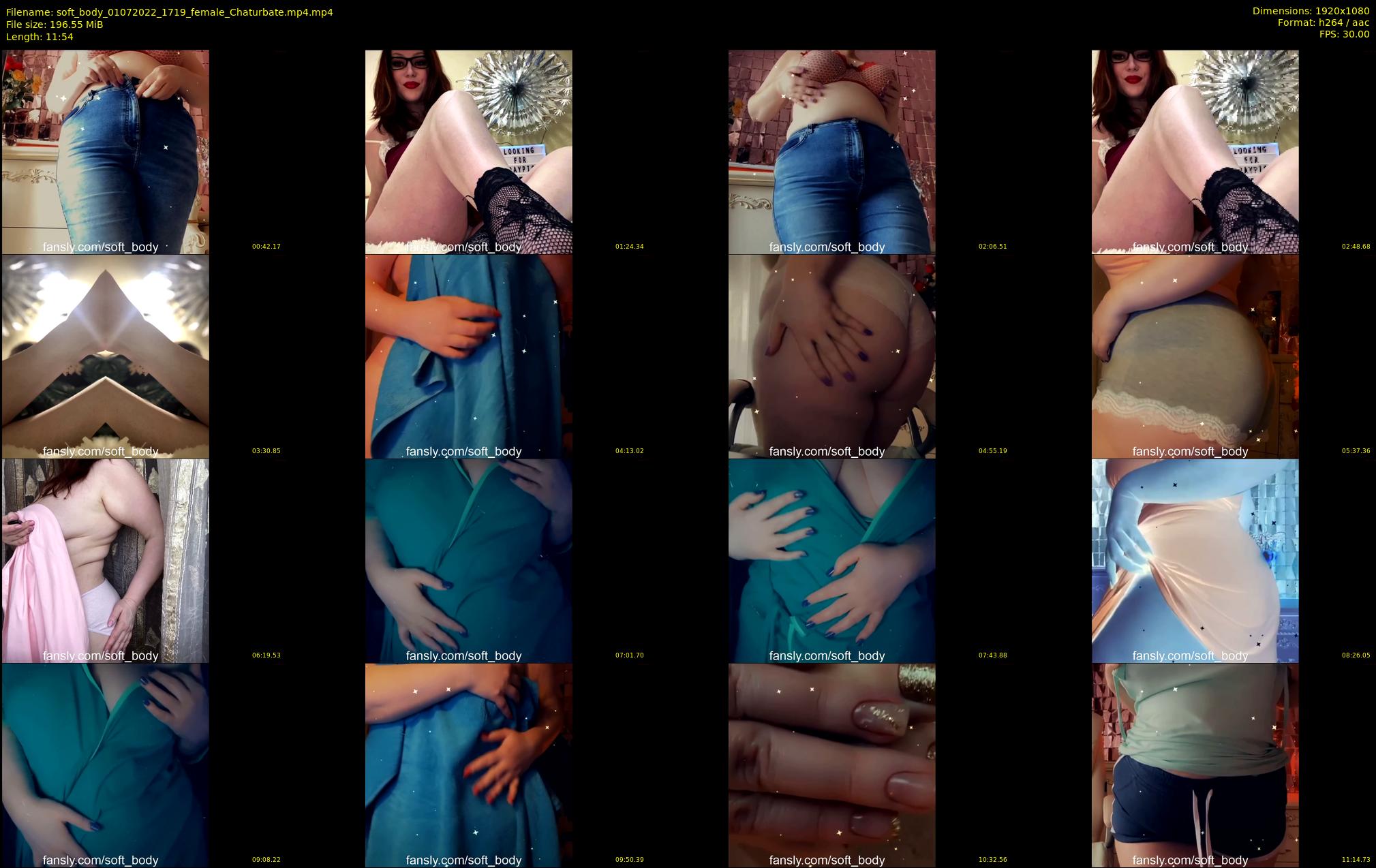 soft_body — 12 minute Chaturbate female cam show recording, 1080p, Jul 1, 2022