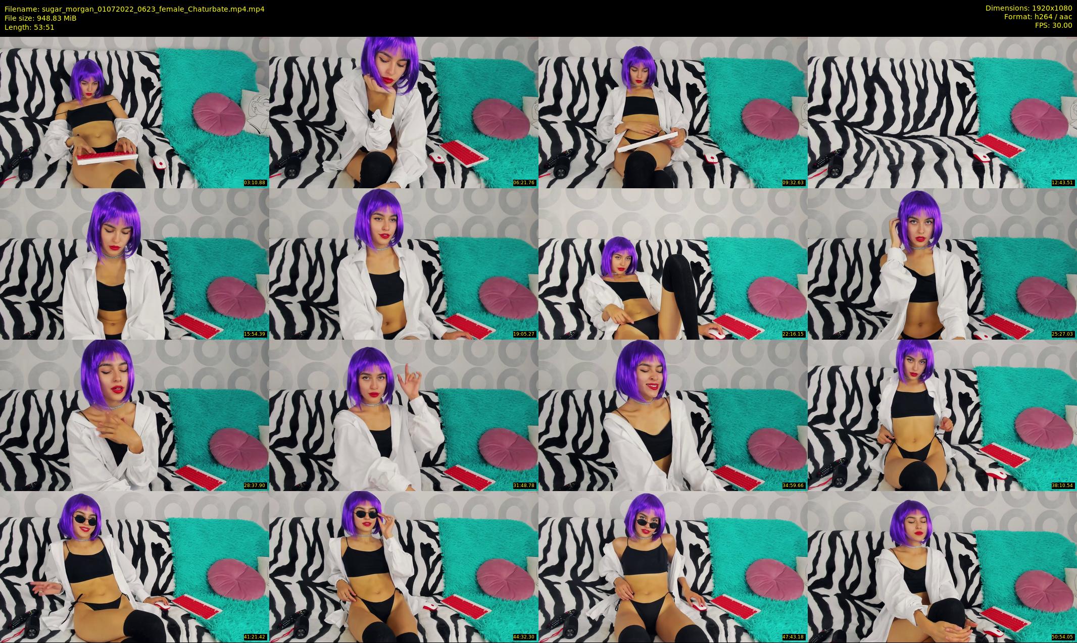 sugar_morgan — 54 minute Chaturbate female cam show recording, 1080p, Jul 1, 2022