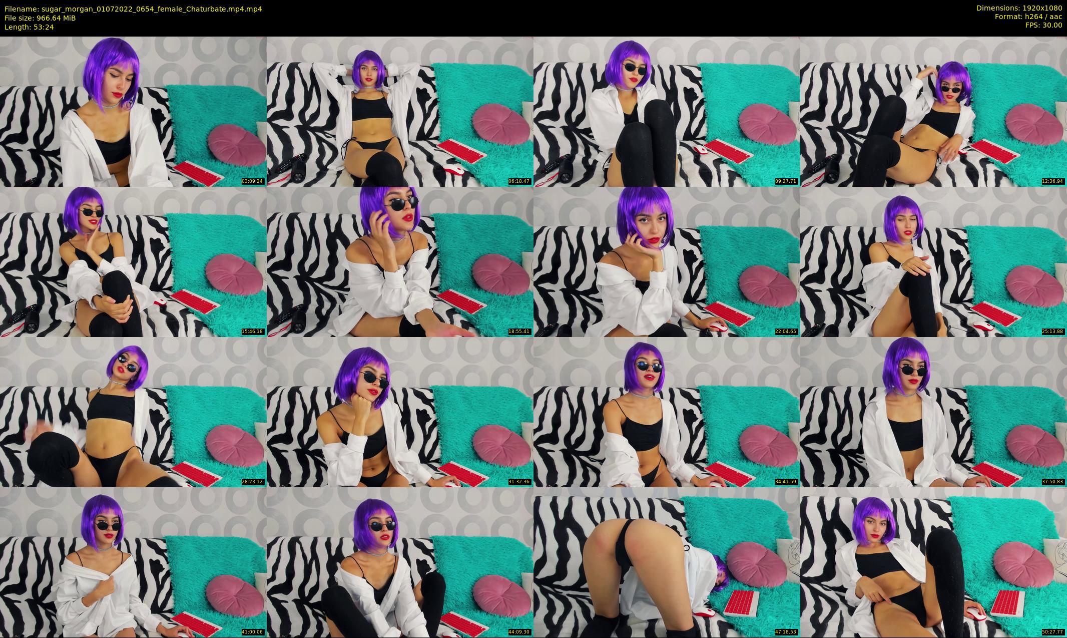 sugar_morgan — 54 minute Chaturbate female cam show recording, 1080p, Jul 1, 2022