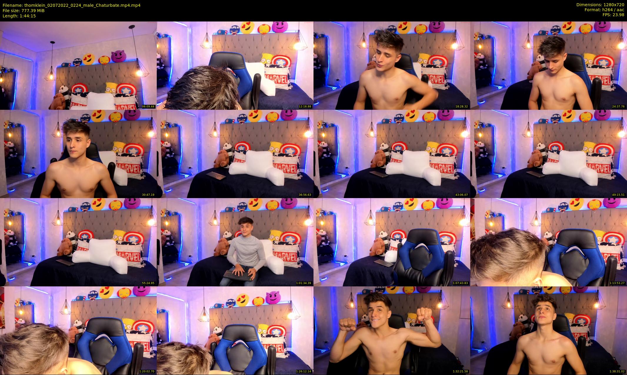 thomklein — 105 minute Chaturbate male cam show recording, 720p, Jul 2, 2022