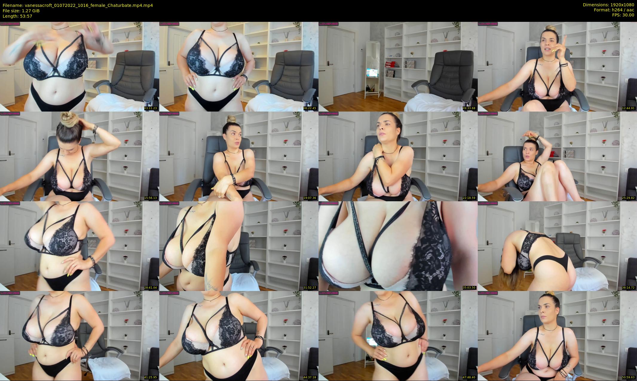 vanessacroft — 54 minute Chaturbate female cam show recording, 1080p, Jul 1, 2022