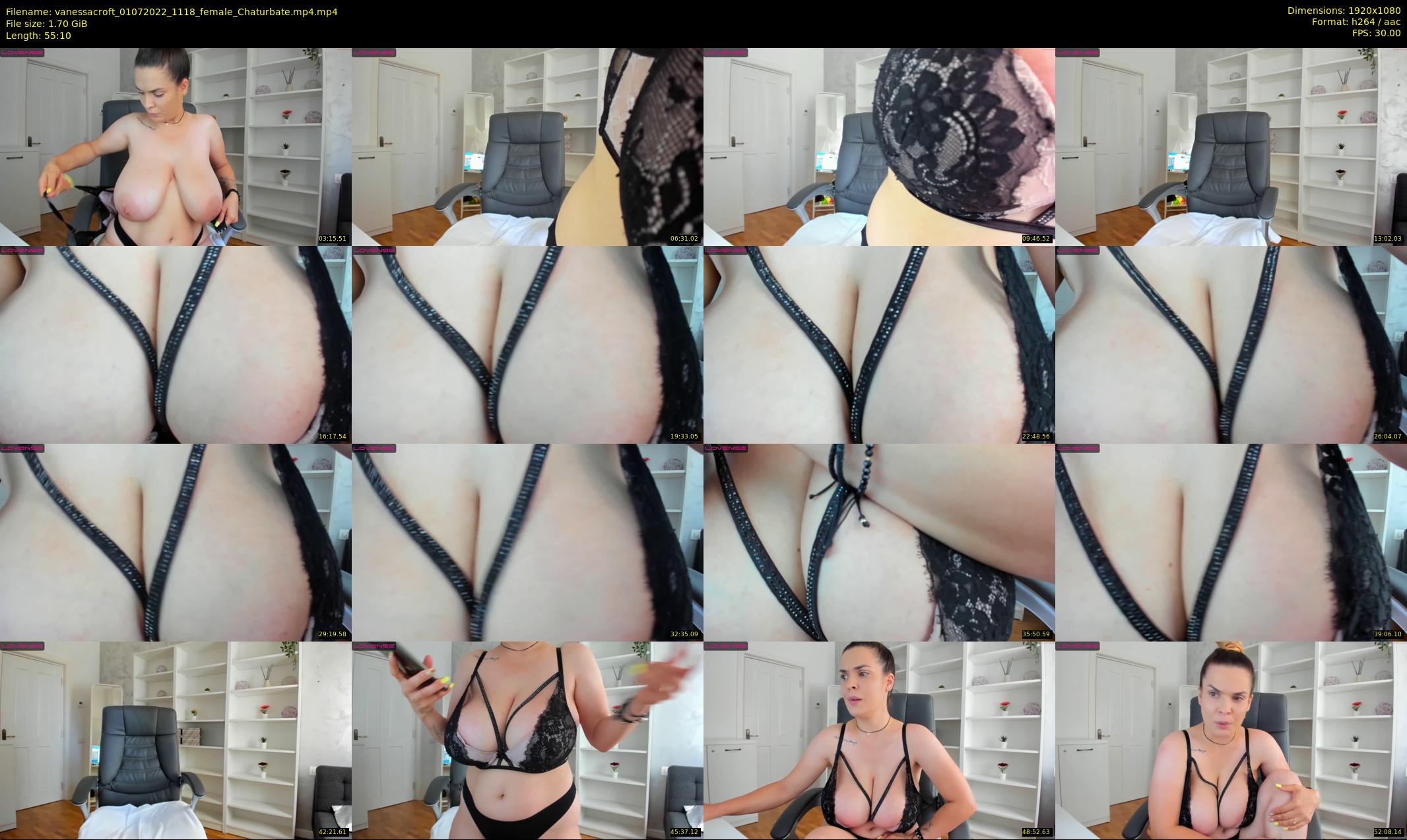 vanessacroft — 56 minute Chaturbate female cam show recording, 1080p, Jul 1, 2022