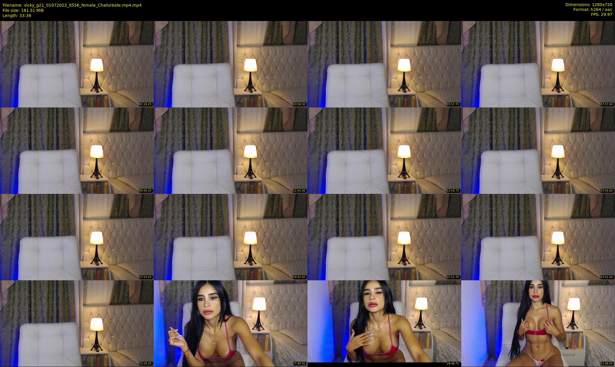 vicky_g21 — 34 minute Chaturbate female cam show recording, 720p, Jul 1, 2022