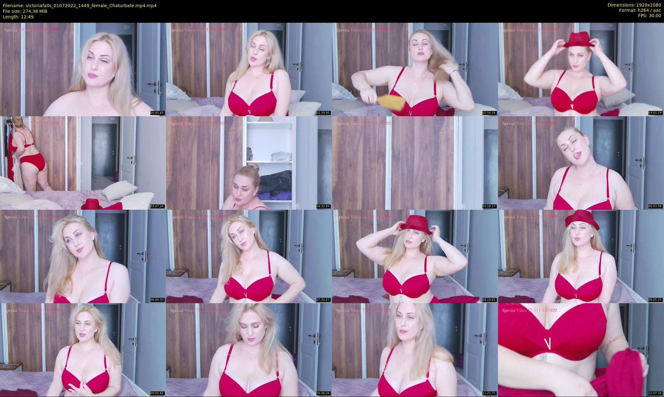 victoriafalls — 13 minute Chaturbate female cam show recording, 1080p, Jul 1, 2022