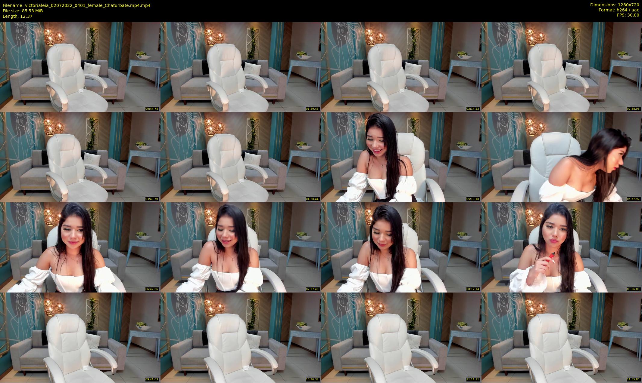 victorialeia — 13 minute Chaturbate female cam show recording, 720p, Jul 2, 2022