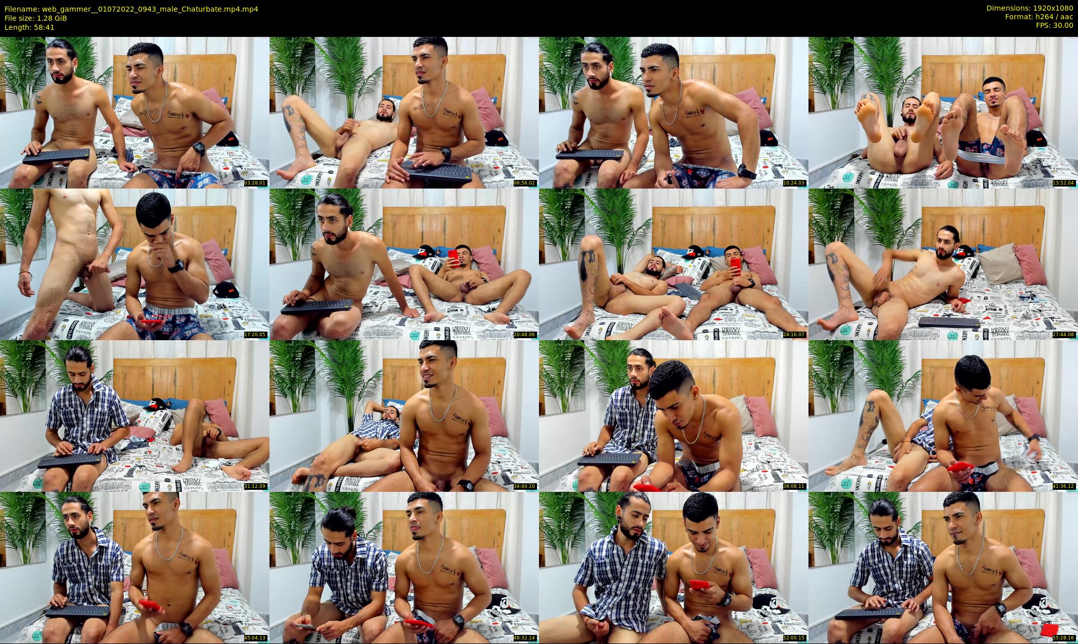 web_gammer_ — 59 minute Chaturbate male cam show recording, 1080p, Jul 1, 2022