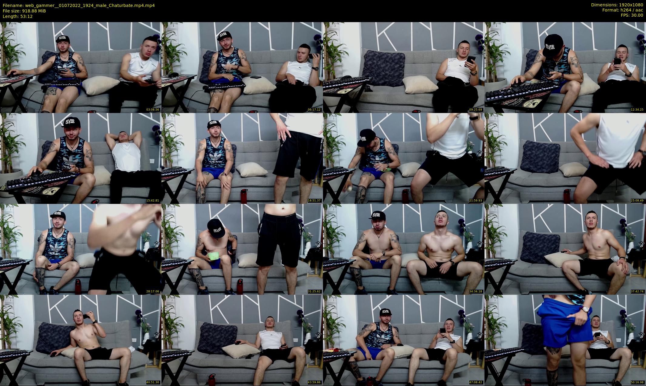 web_gammer_ — 54 minute Chaturbate male cam show recording, 1080p, Jul 1, 2022