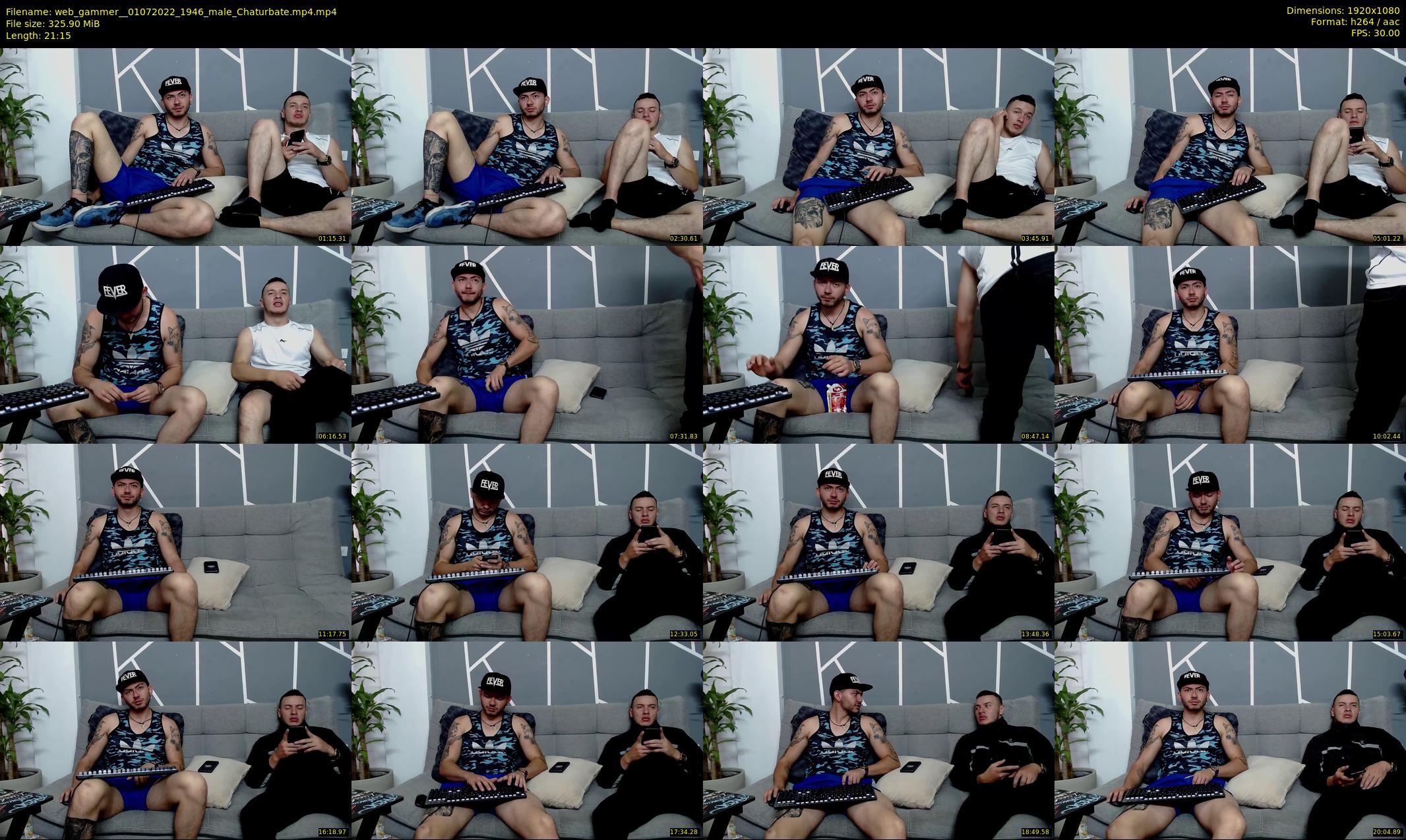 web_gammer_ — 22 minute Chaturbate male cam show recording, 1080p, Jul 1, 2022