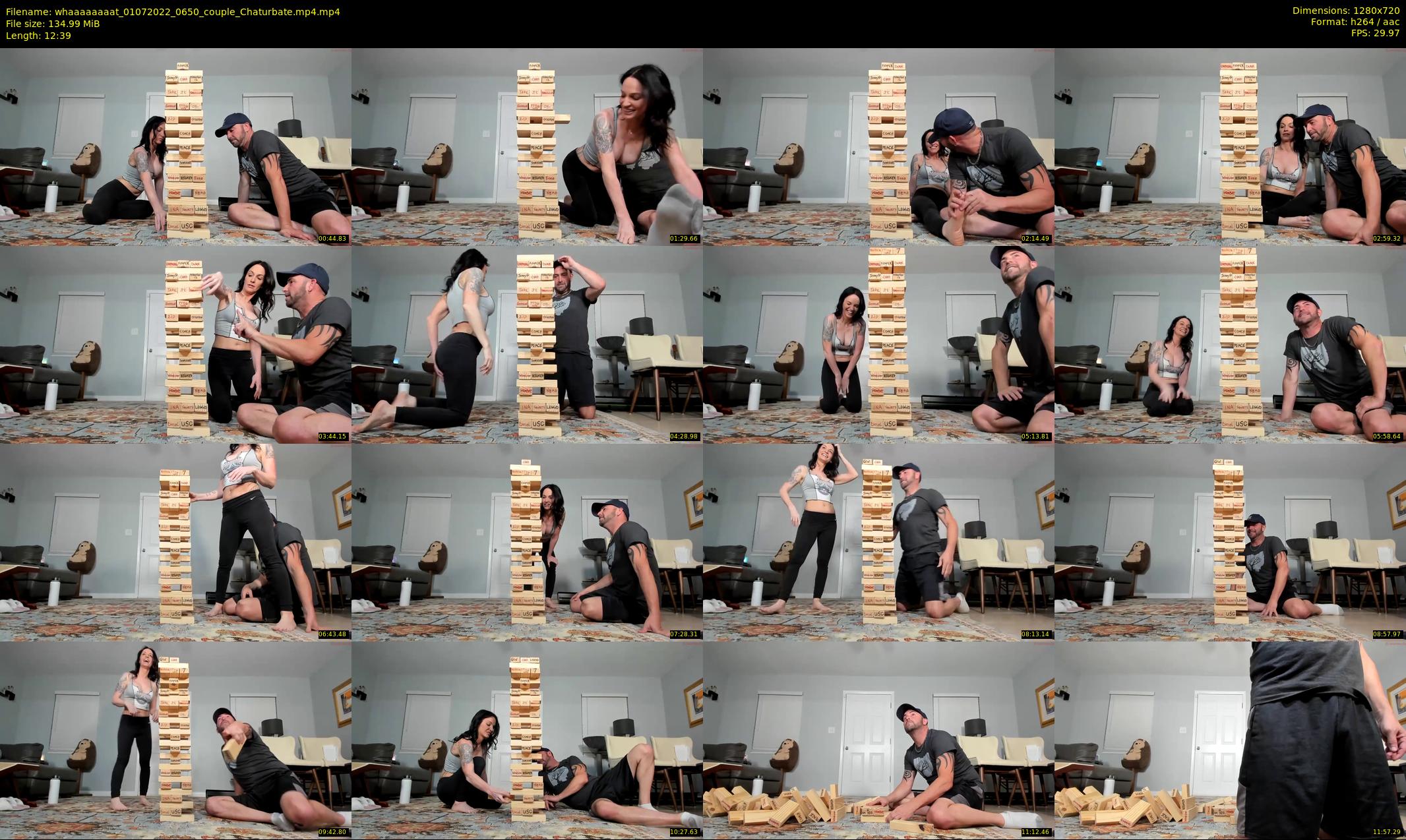 whaaaaaaaat — 13 minute Chaturbate couple cam show recording, 720p, Jul 1, 2022