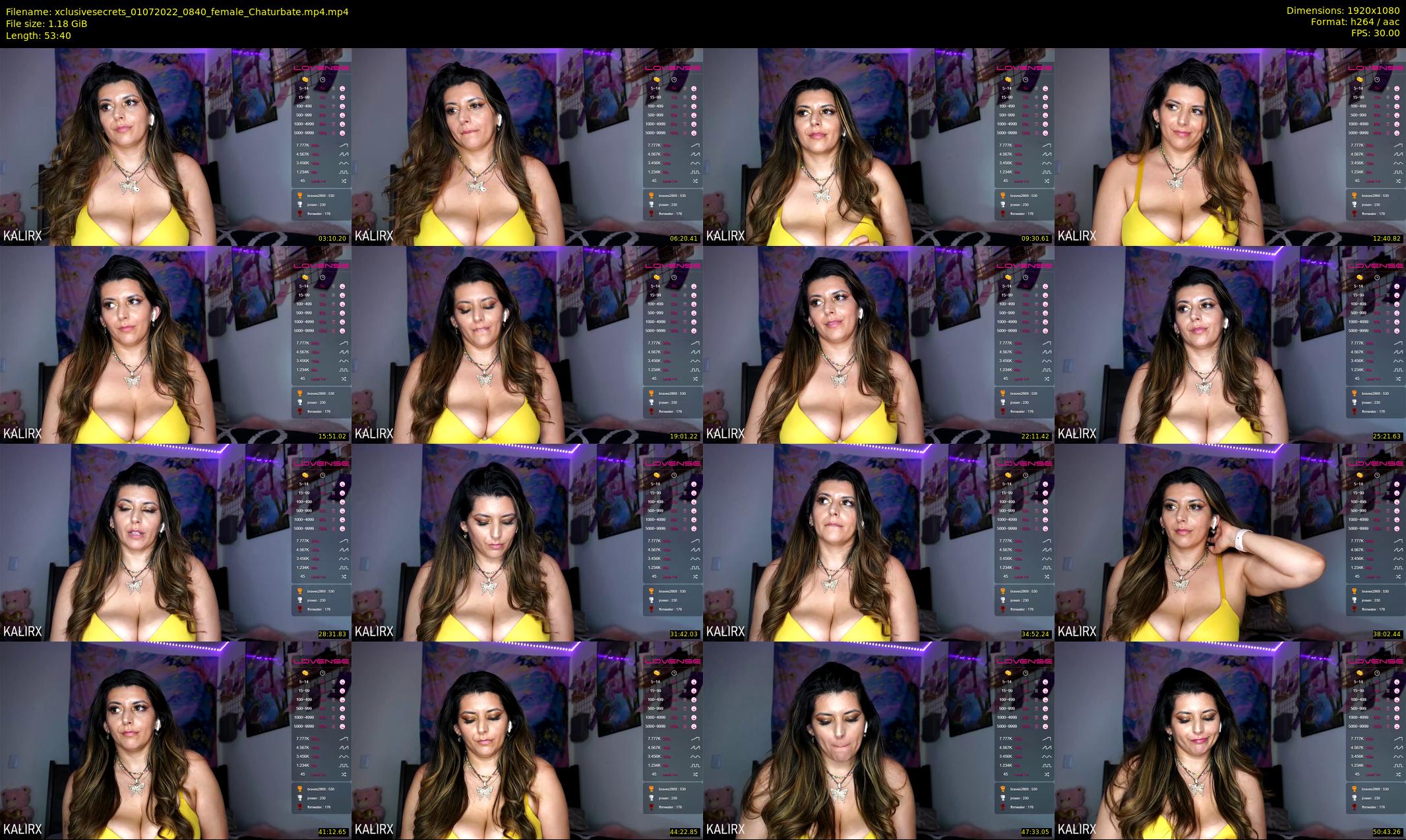 xclusivesecrets — 54 minute Chaturbate female cam show recording, 1080p, Jul 1, 2022