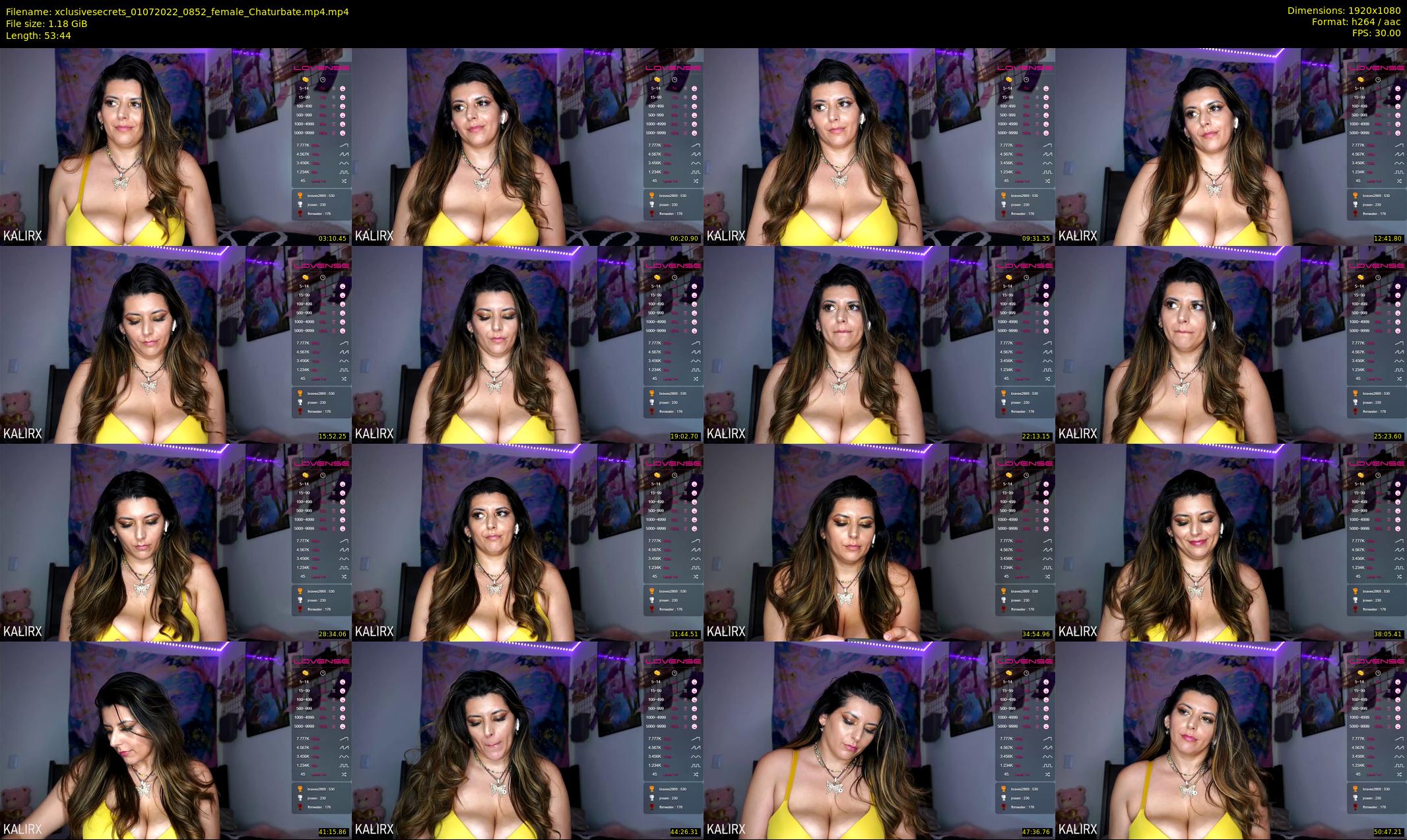 xclusivesecrets — 54 minute Chaturbate female cam show recording, 1080p, Jul 1, 2022