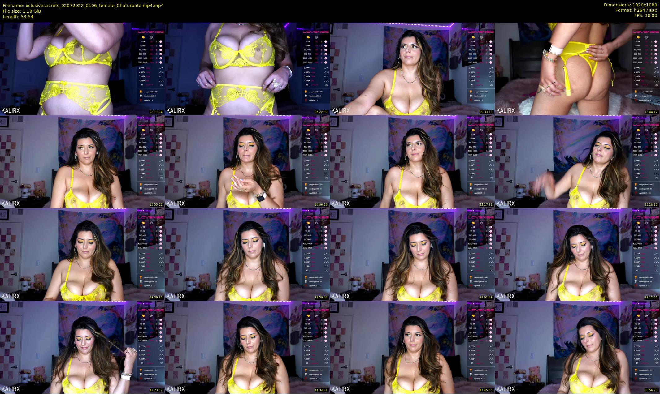 xclusivesecrets — 54 minute Chaturbate female cam show recording, 1080p, Jul 2, 2022