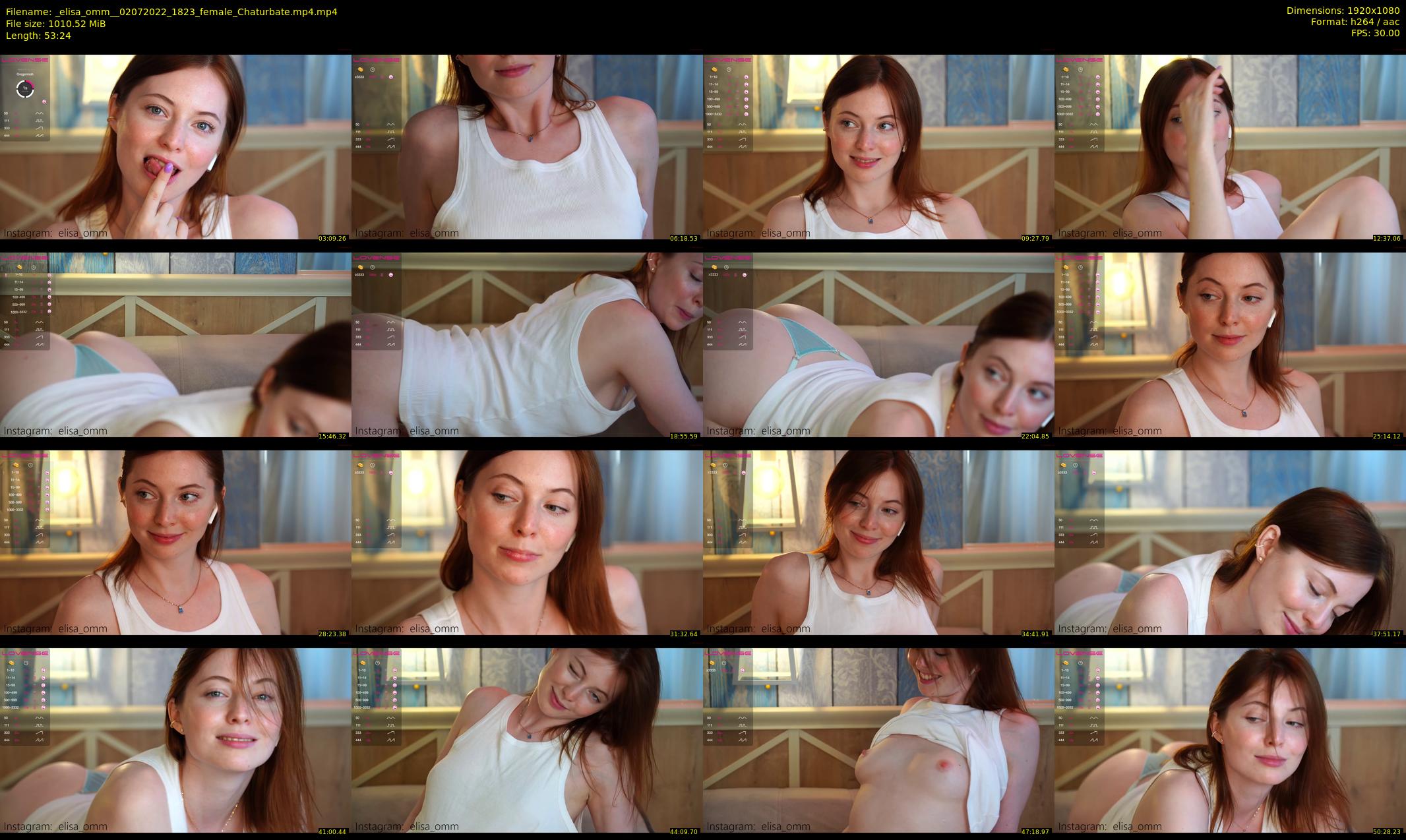 _elisa_omm_ — 54 minute Chaturbate female cam show recording, 1080p, Jul 2, 2022
