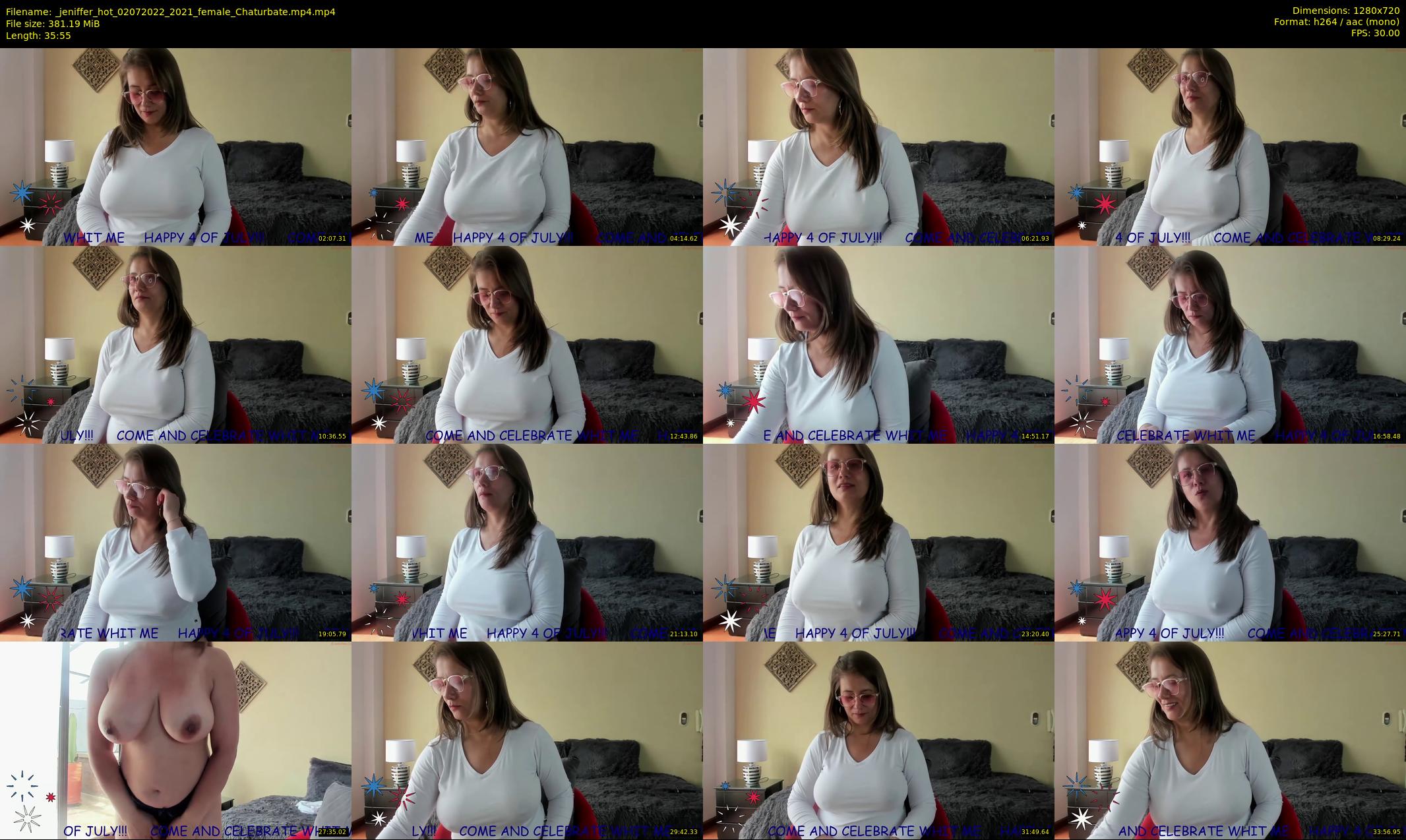 _jeniffer_hot — 36 minute Chaturbate female cam show recording, 720p, Jul 2, 2022