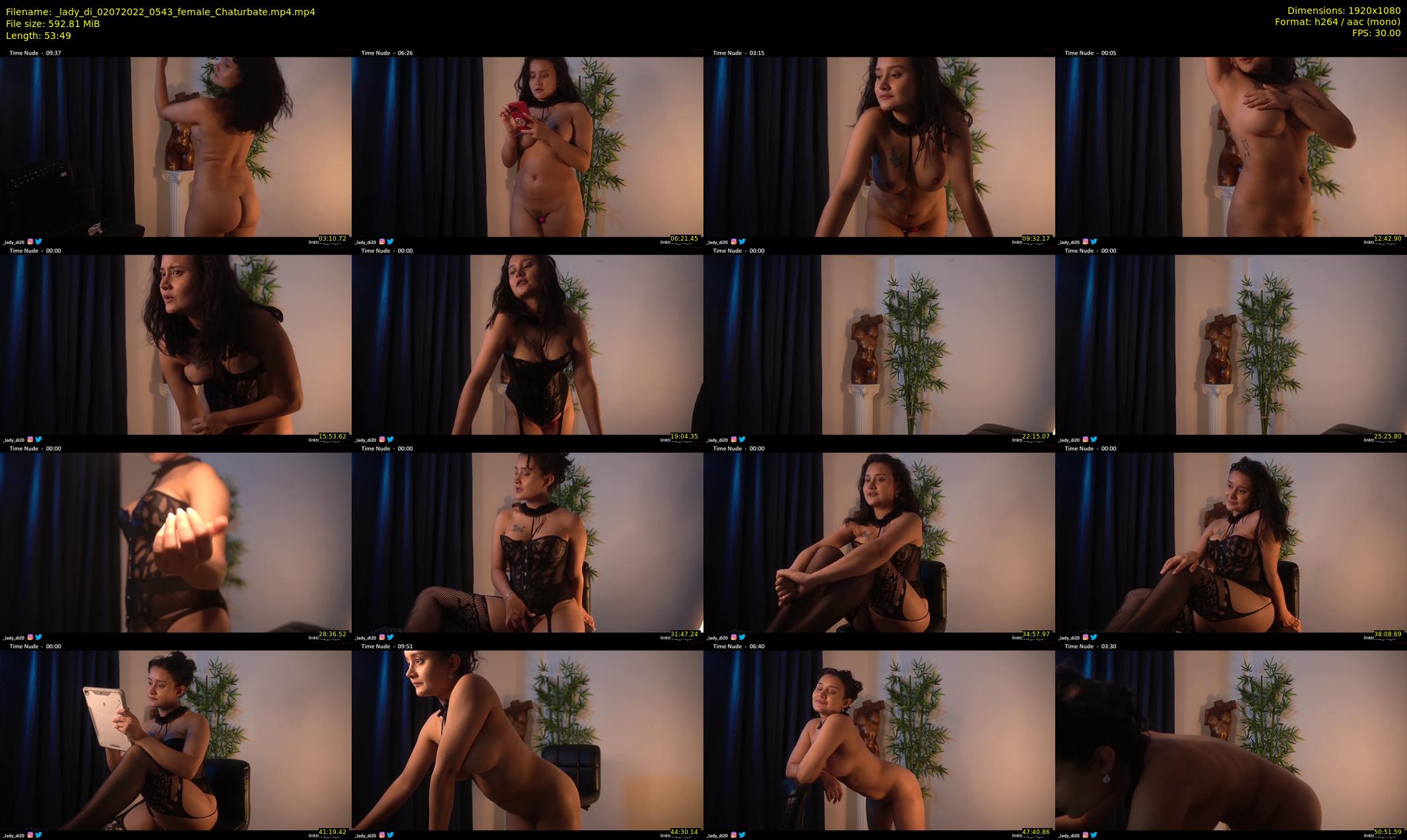 _lady_di — 54 minute Chaturbate female cam show recording, 1080p, Jul 2, 2022