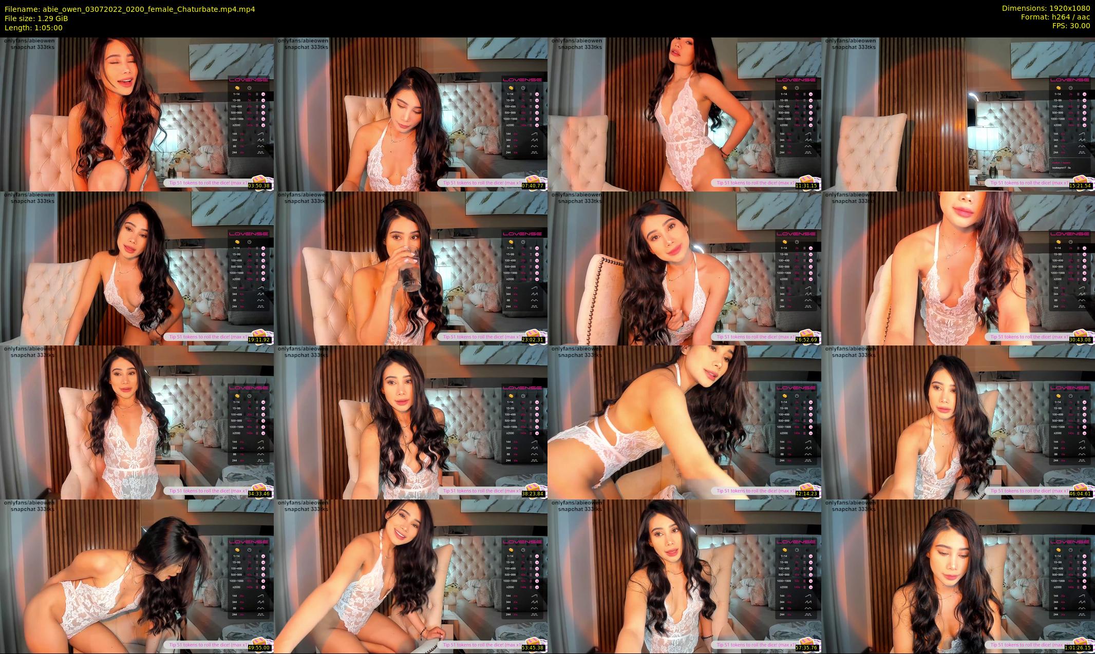 abie_owen — 65 minute Chaturbate female cam show recording, 1080p, Jul 3, 2022