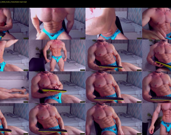 adam_muscle_ — 38 minute Chaturbate male cam show recording, 1080p, Jul 3, 2022