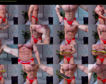 adam_muscle_ — 8 minute Chaturbate male cam show recording, 1080p, Jul 3, 2022