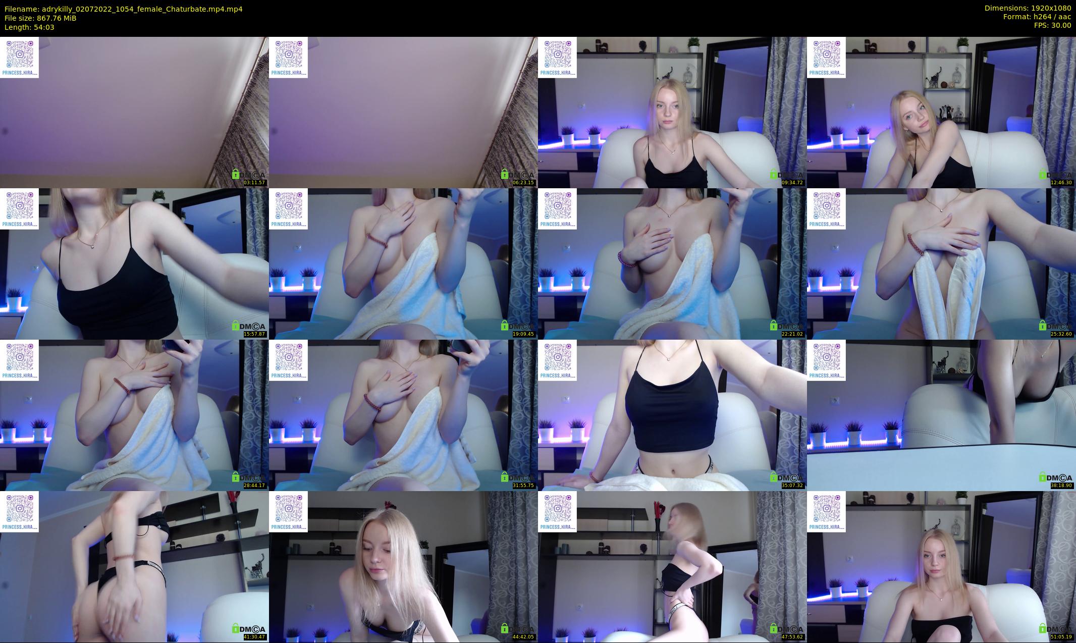 adrykilly — 55 minute Chaturbate female cam show recording, 1080p, Jul 2, 2022