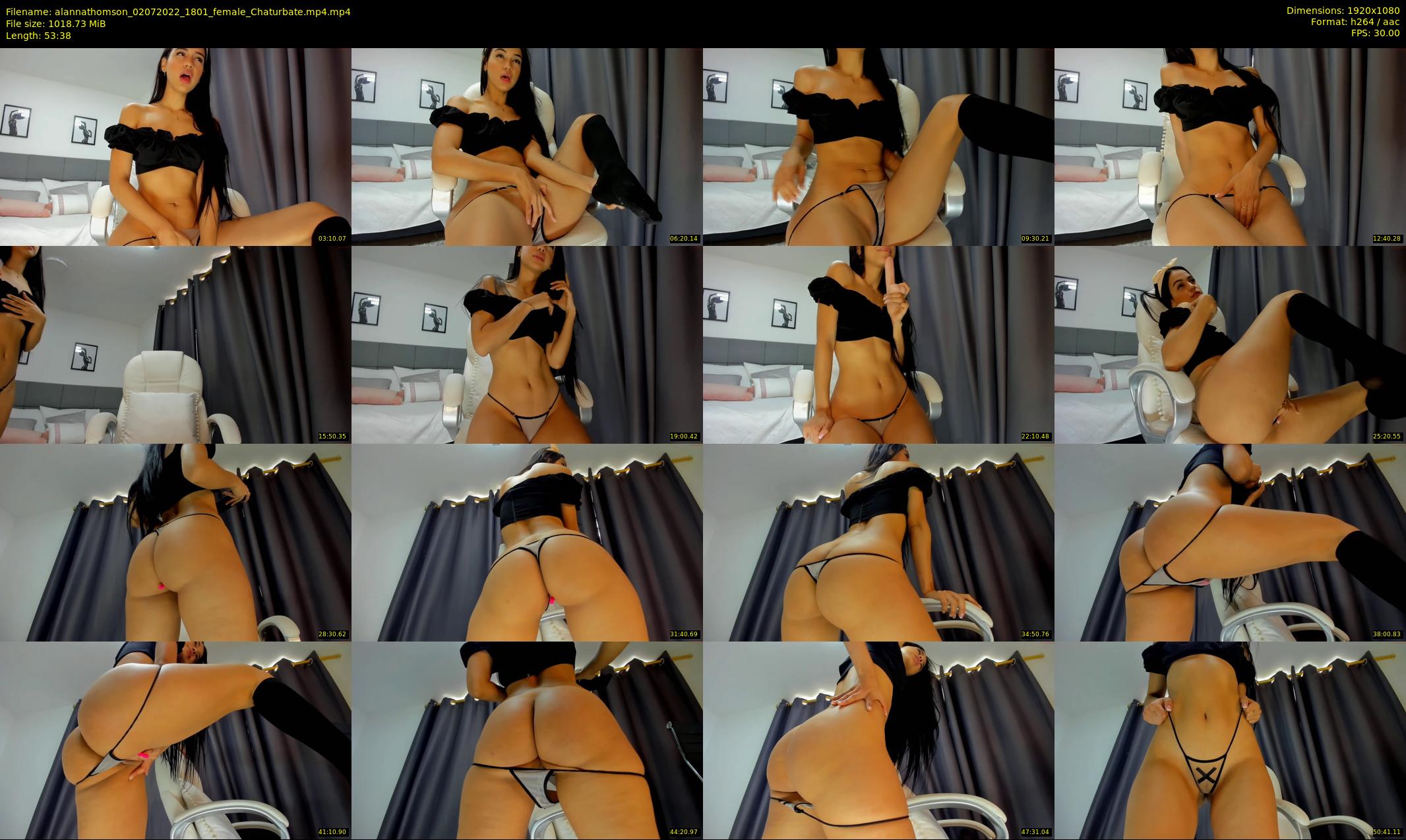 alannathomson — 54 minute Chaturbate female cam show recording, 1080p, Jul 2, 2022