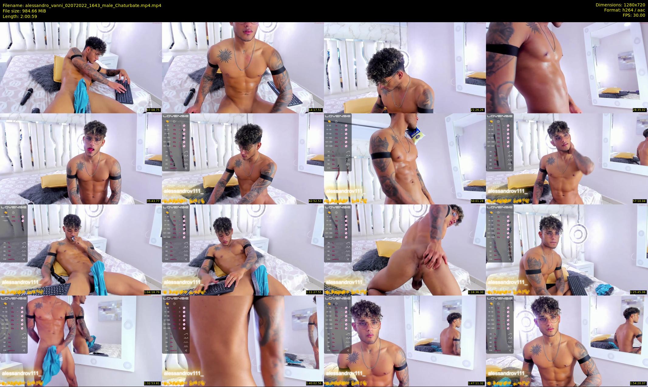 alessandro_vanni — 121 minute Chaturbate male cam show recording, 720p, Jul 2, 2022