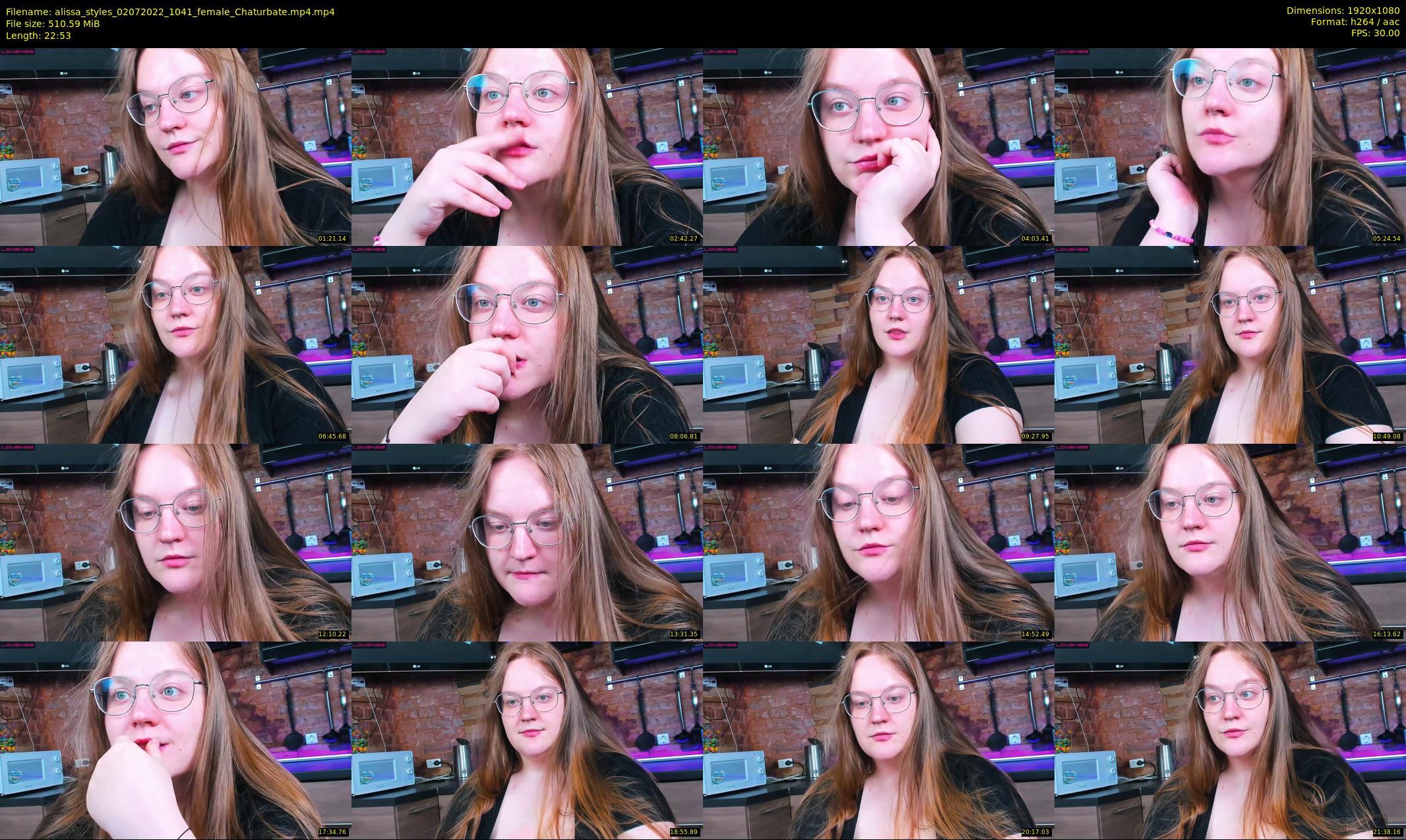 alissa_styles — 23 minute Chaturbate female cam show recording, 1080p, Jul 2, 2022