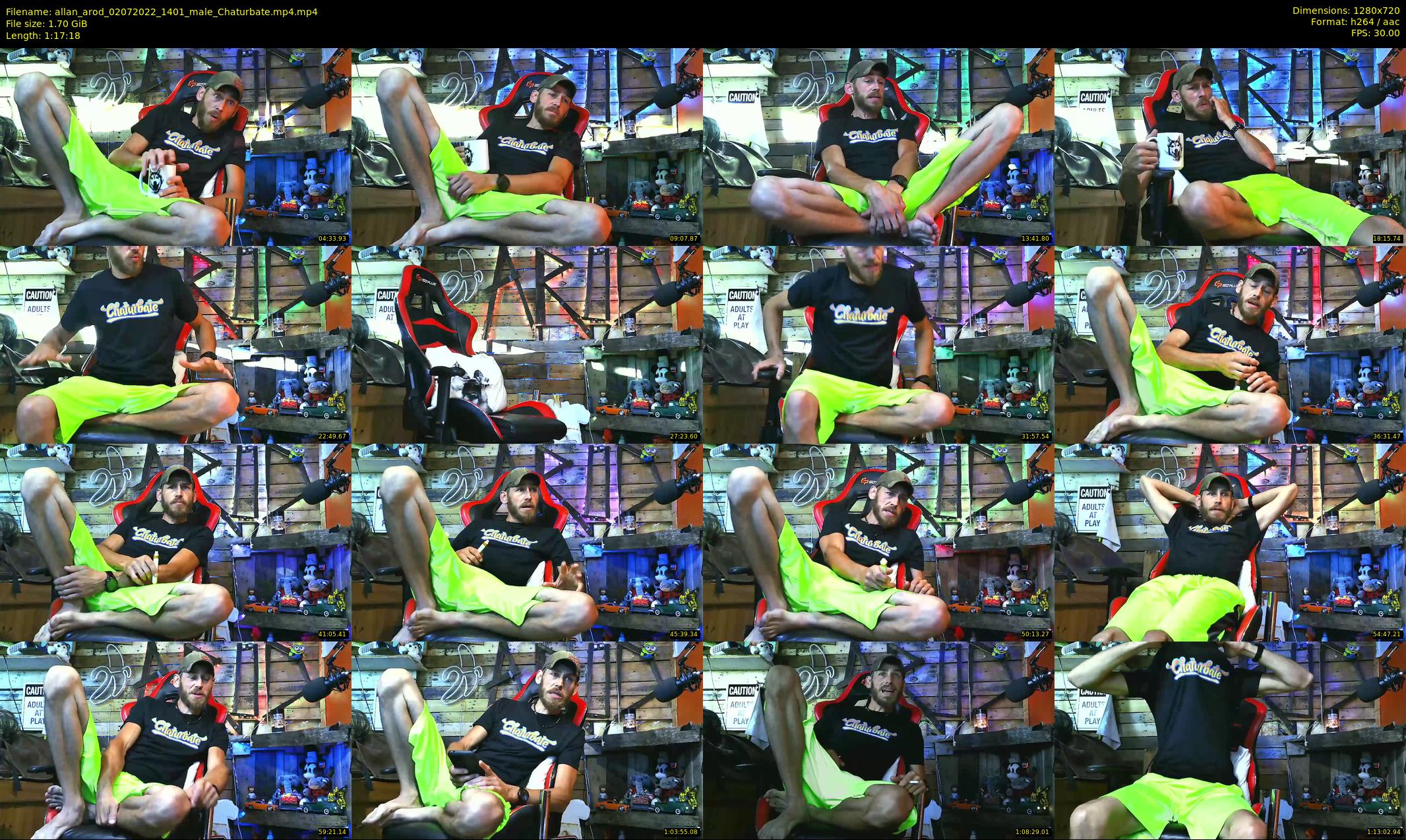 allan_arod — 78 minute Chaturbate male cam show recording, 720p, Jul 2, 2022