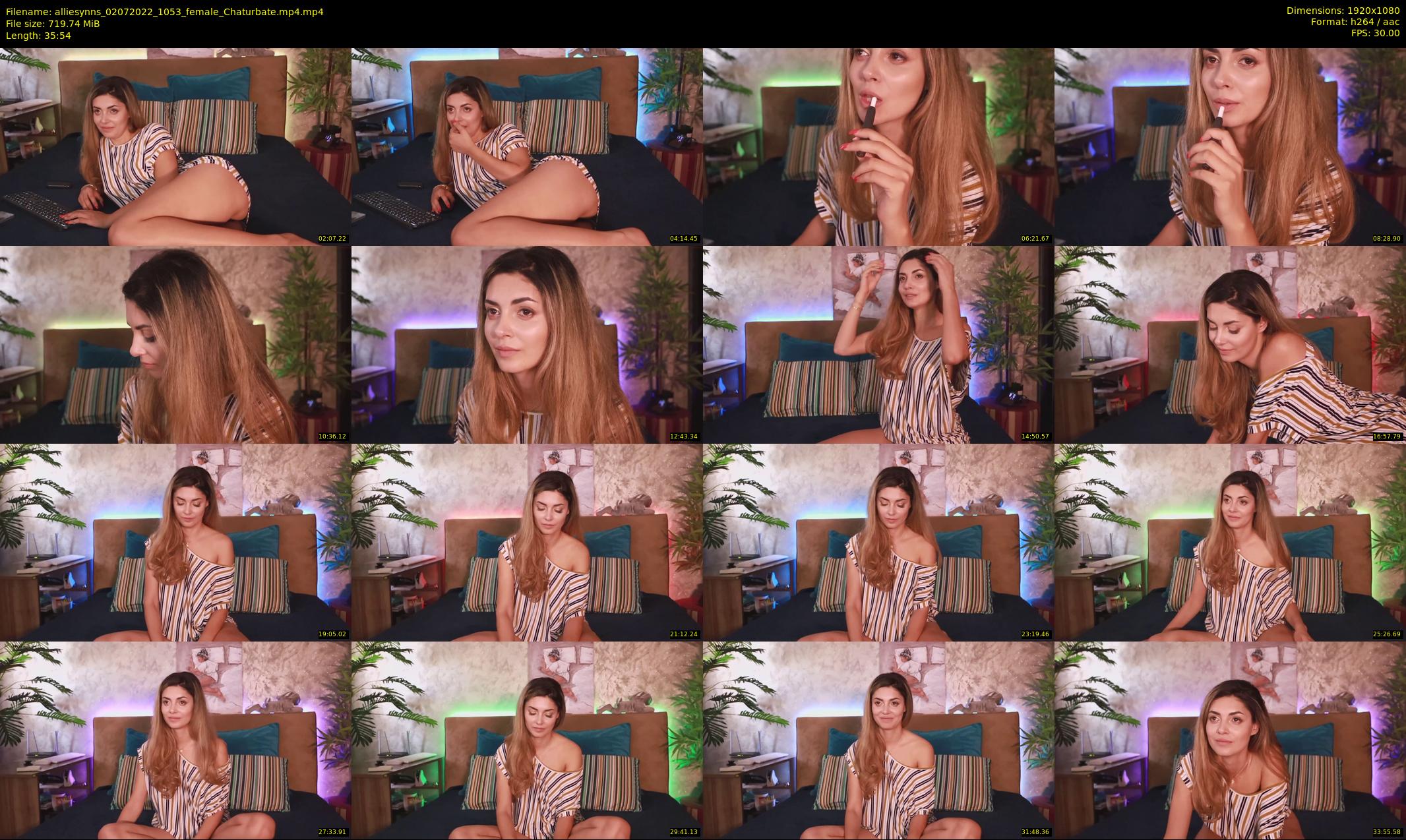 alliesynns — 36 minute Chaturbate female cam show recording, 1080p, Jul 2, 2022