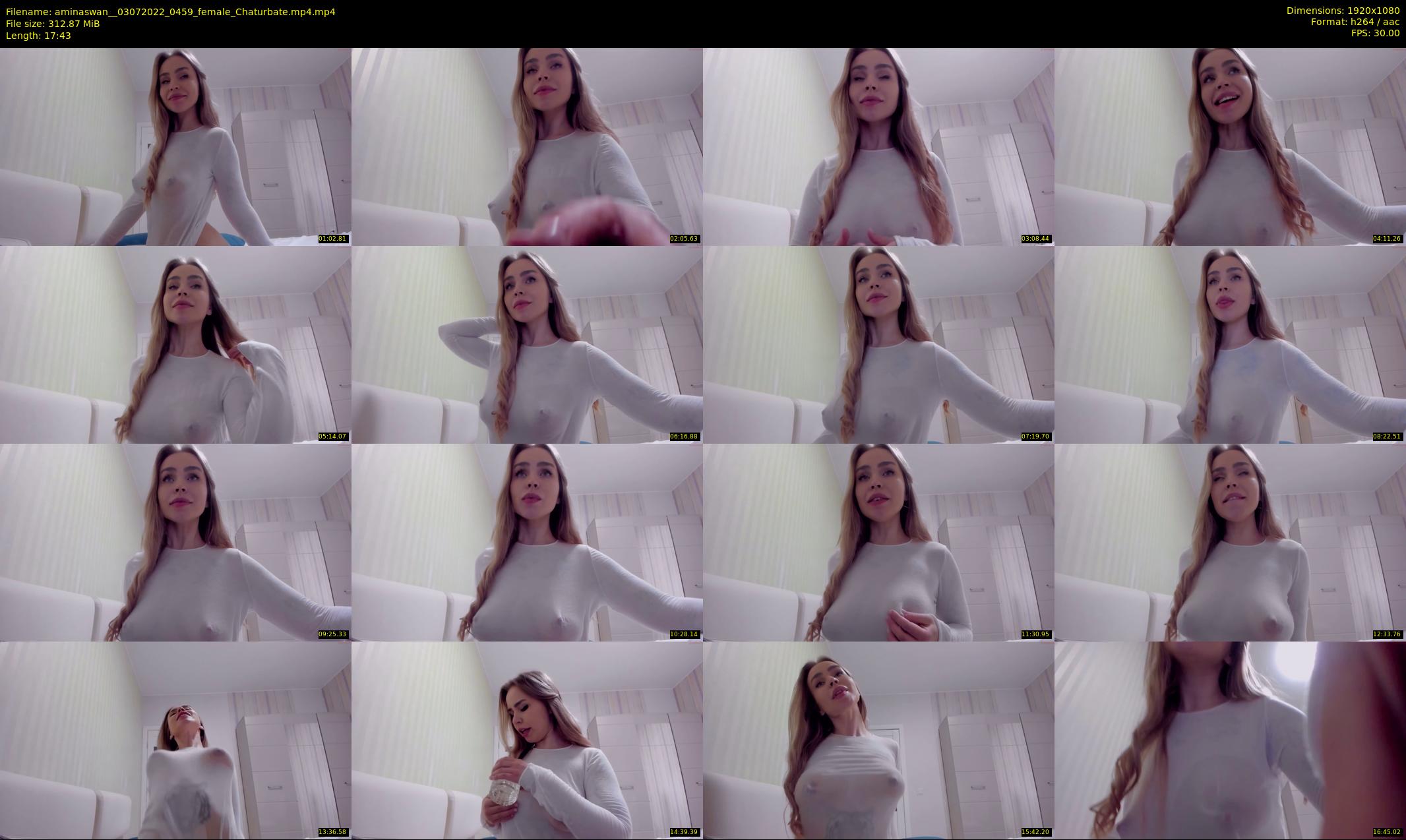 aminaswan_ — 18 minute Chaturbate female cam show recording, 1080p, Jul 3, 2022