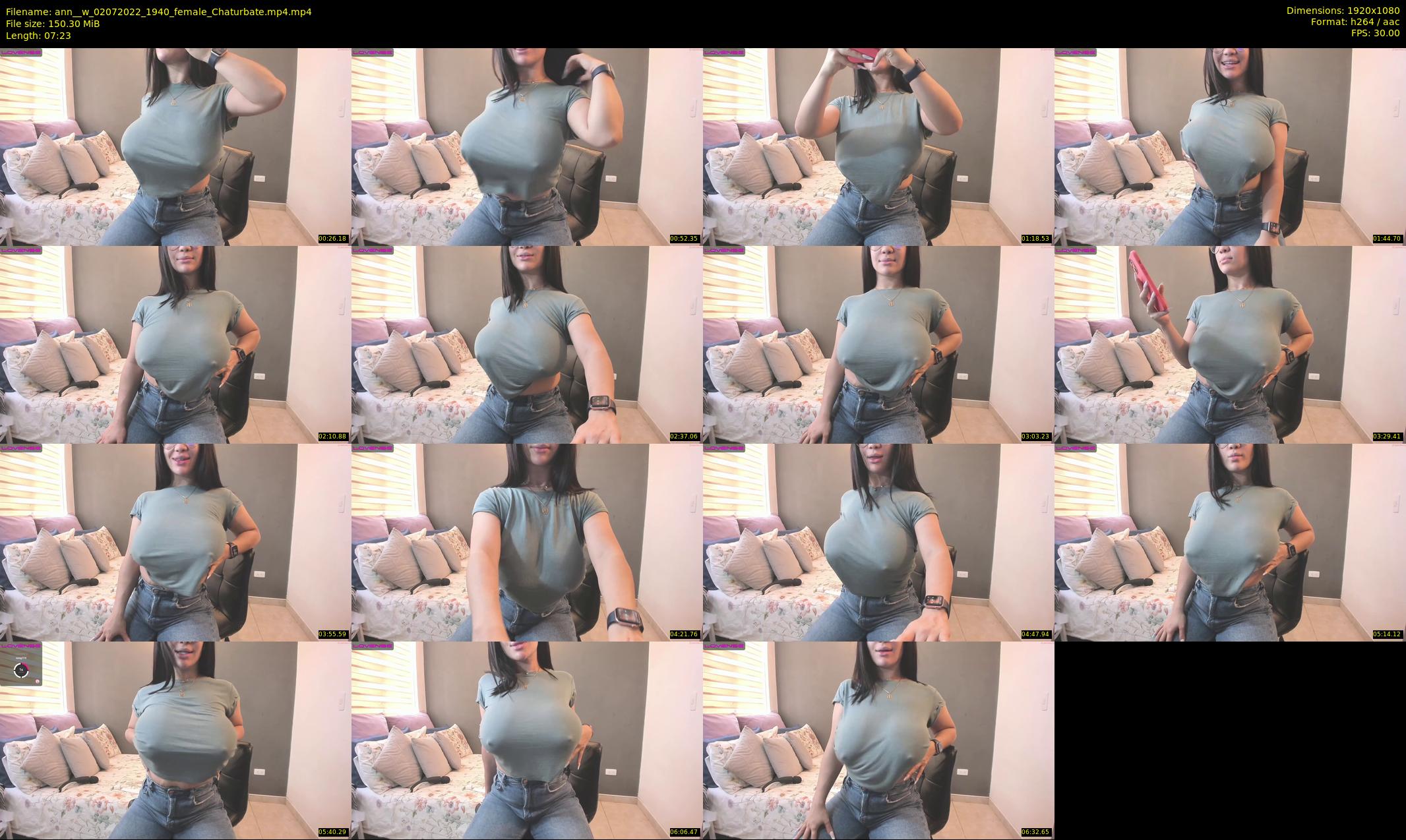 ann__w — 8 minute Chaturbate female cam show recording, 1080p, Jul 2, 2022