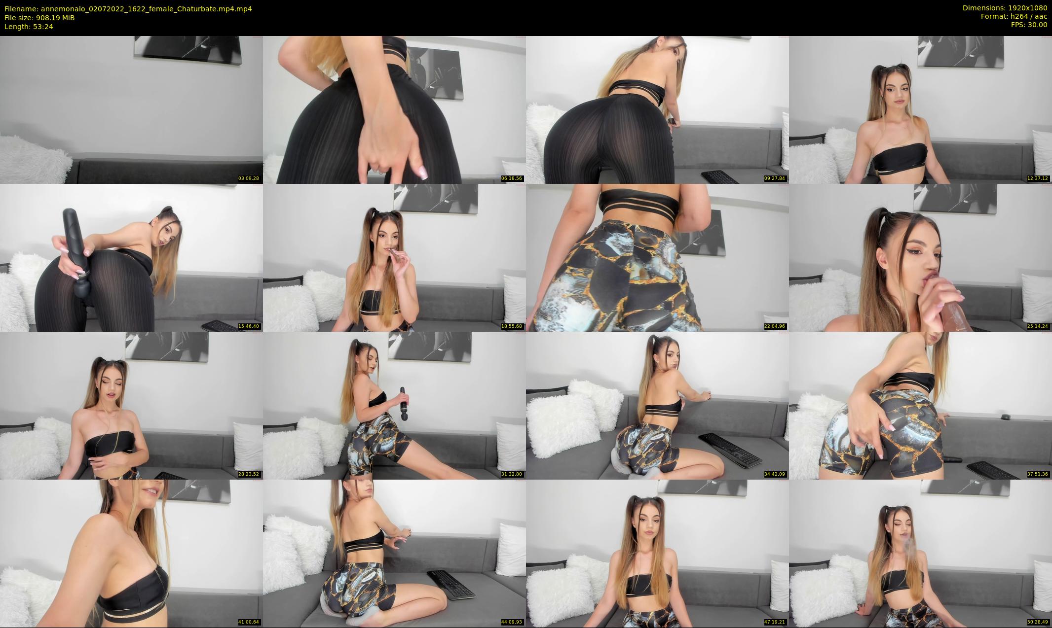 annemonalo — 54 minute Chaturbate female cam show recording, 1080p, Jul 2, 2022