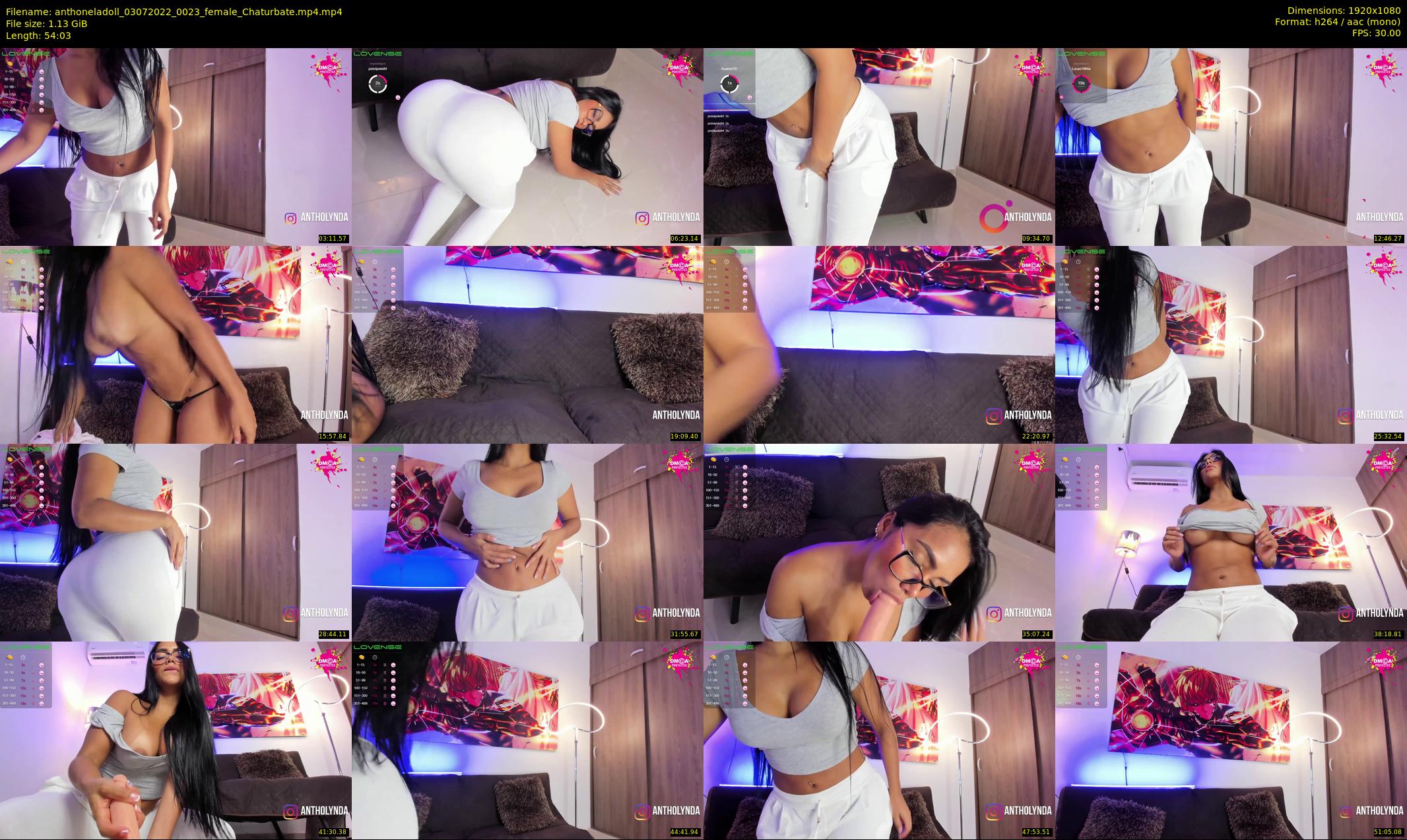anthoneladoll — 55 minute Chaturbate female cam show recording, 1080p, Jul 3, 2022