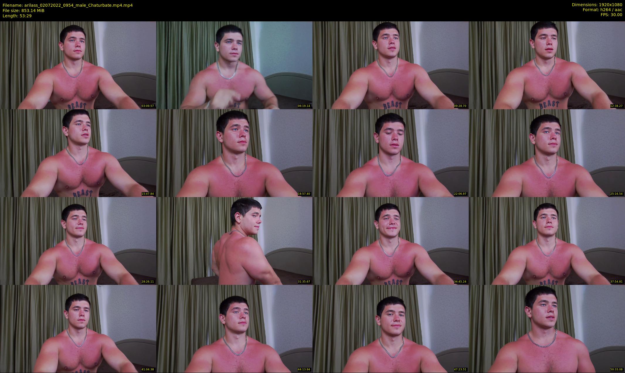arilass — 54 minute Chaturbate male cam show recording, 1080p, Jul 2, 2022