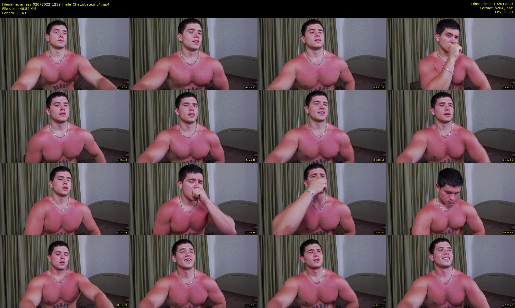 arilass — 24 minute Chaturbate male cam show recording, 1080p, Jul 2, 2022