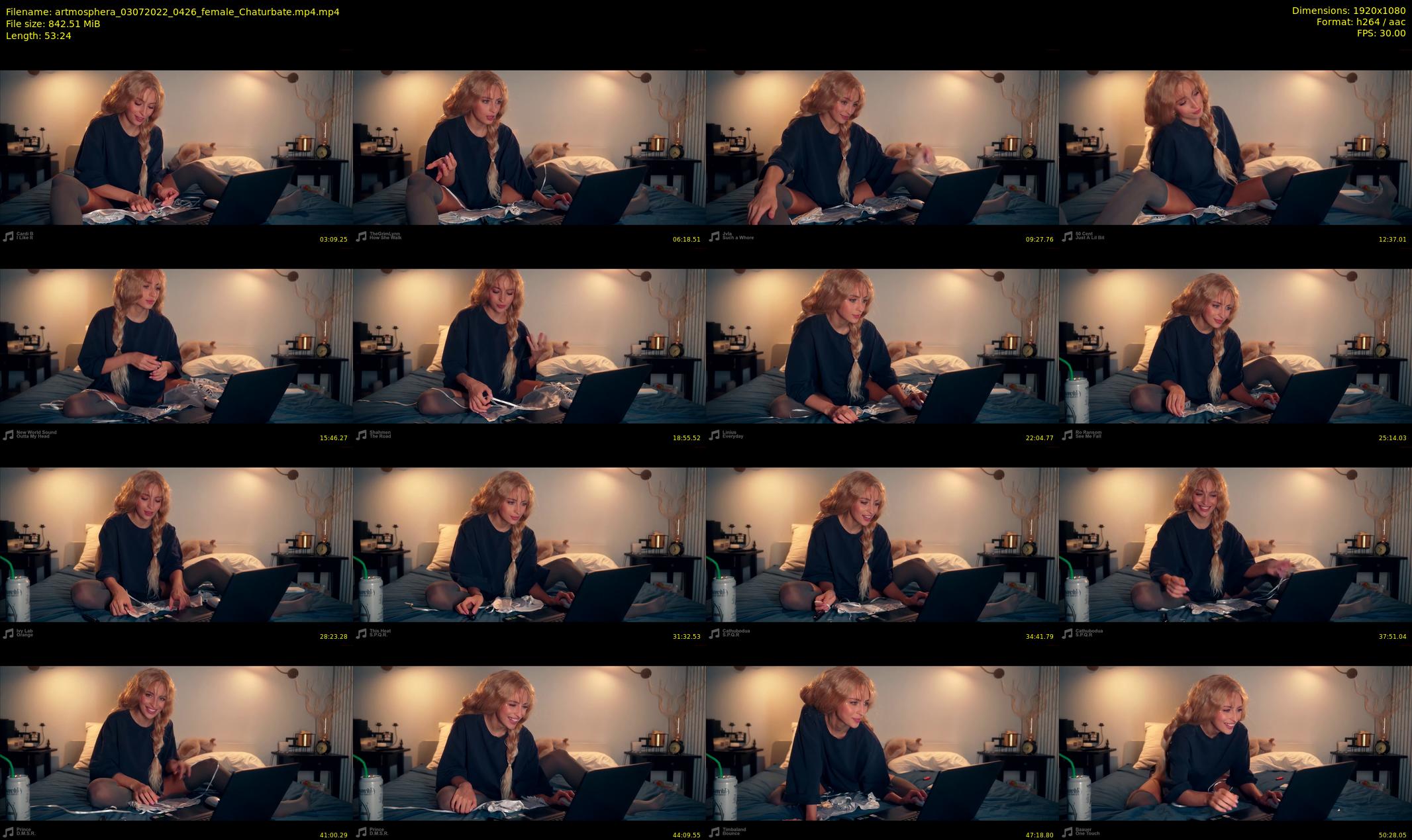 artmosphera — 54 minute Chaturbate female cam show recording, 1080p, Jul 3, 2022