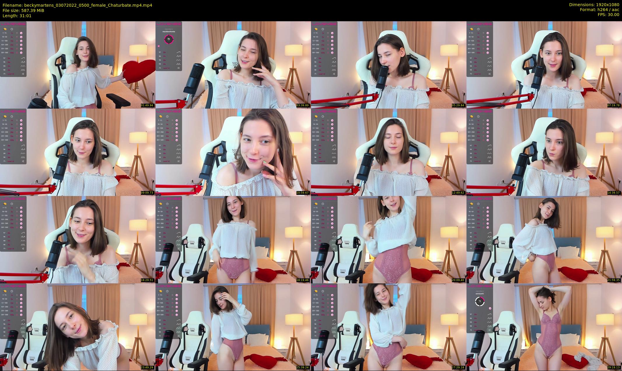 beckymartens — 32 minute Chaturbate female cam show recording, 1080p, Jul 3, 2022