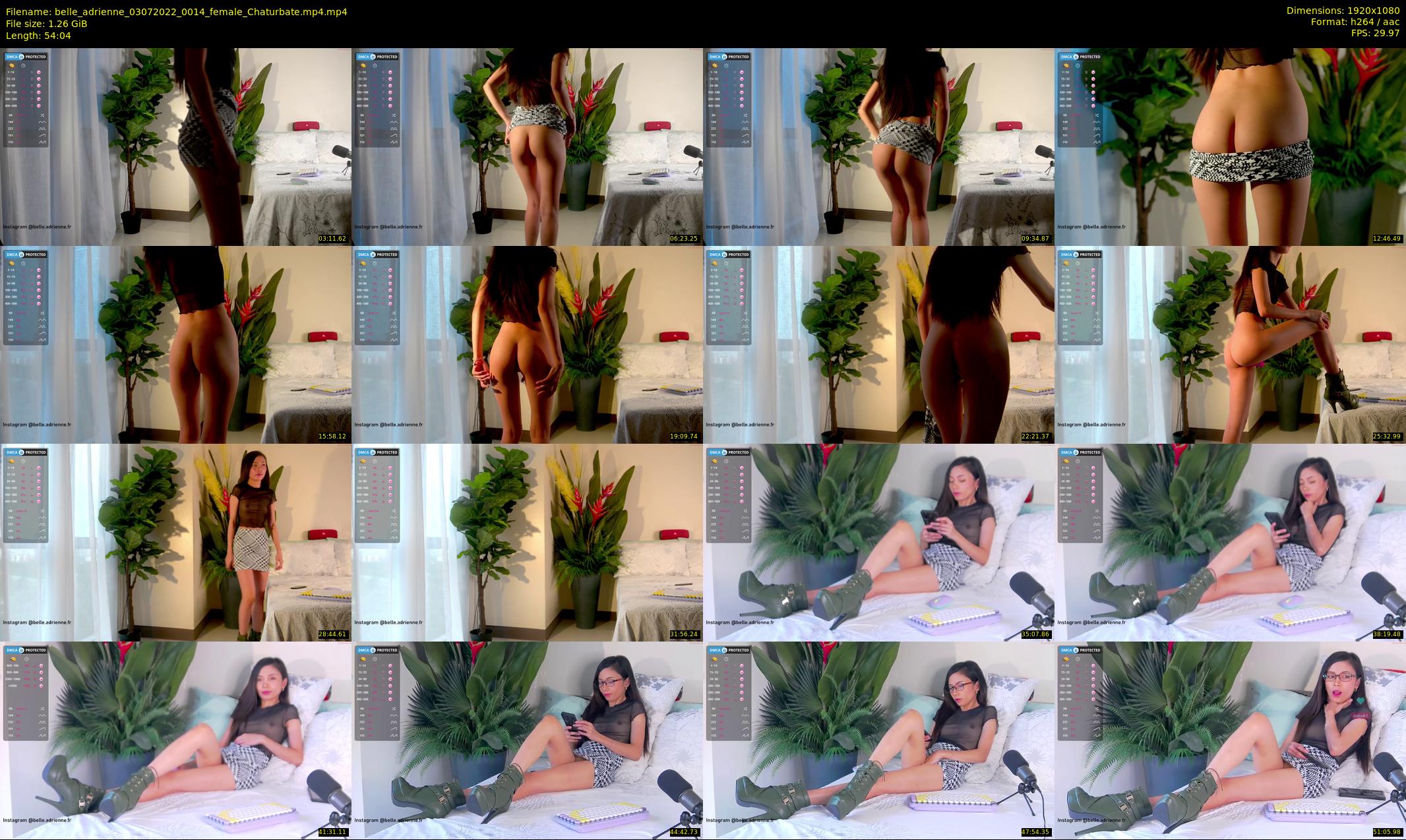 belle_adrienne — 55 minute Chaturbate couple cam show recording, 1080p, Jul 3, 2022