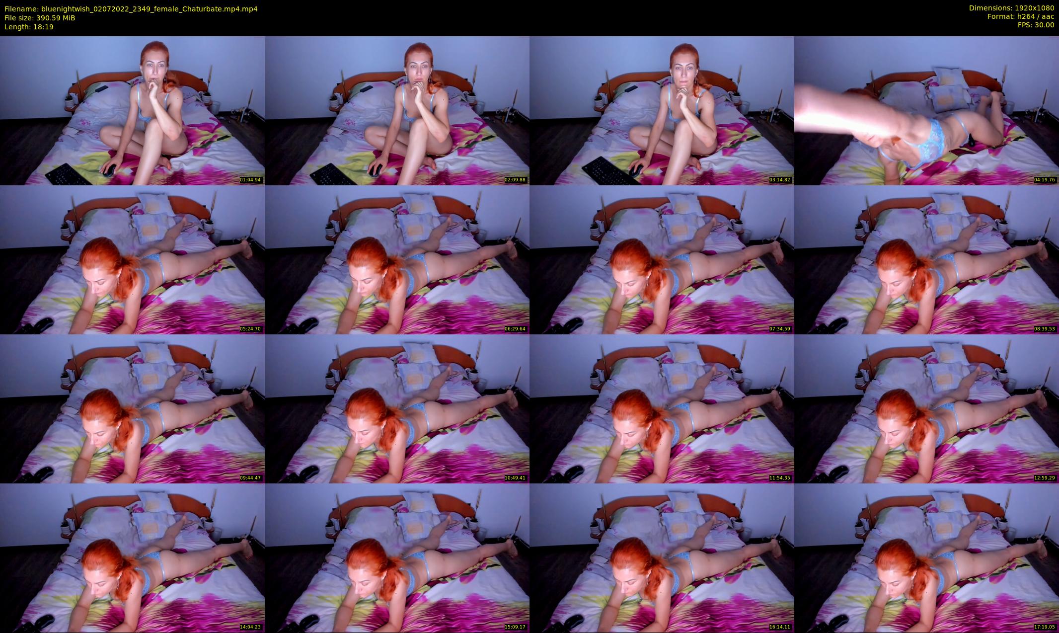 bluenightwish — 19 minute Chaturbate female cam show recording, 1080p, Jul 2, 2022