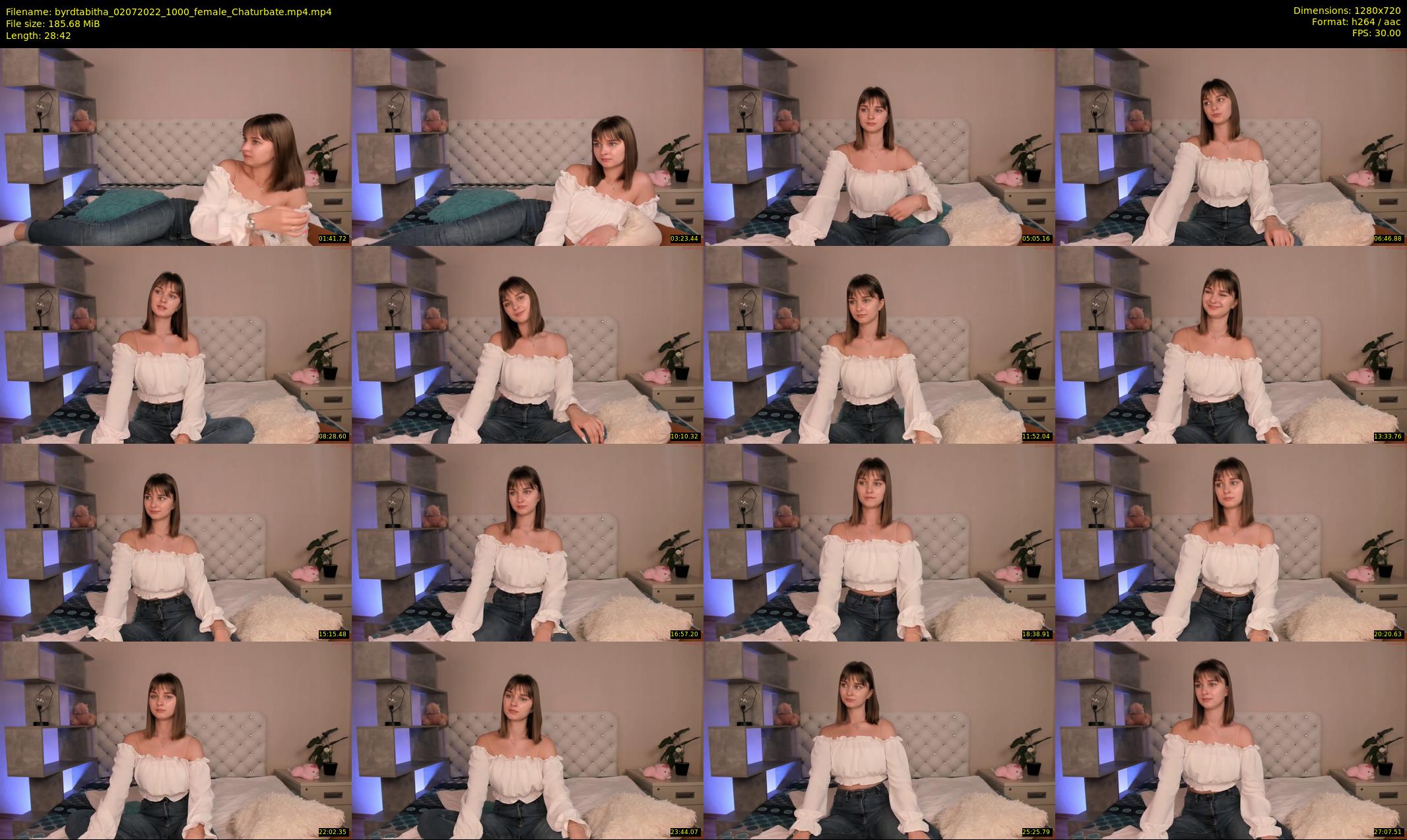 byrdtabitha — 29 minute Chaturbate female cam show recording, 720p, Jul 2, 2022