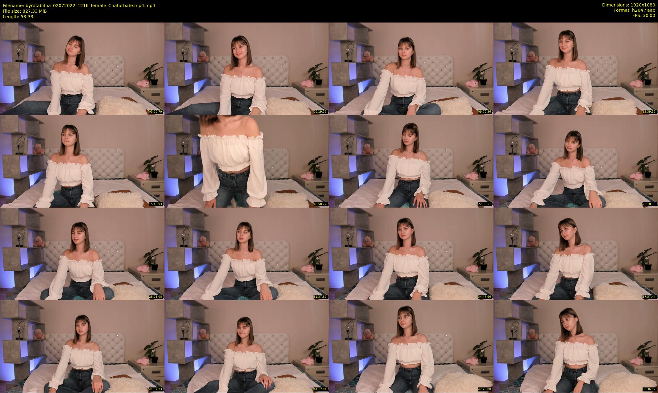 byrdtabitha — 54 minute Chaturbate female cam show recording, 1080p, Jul 2, 2022