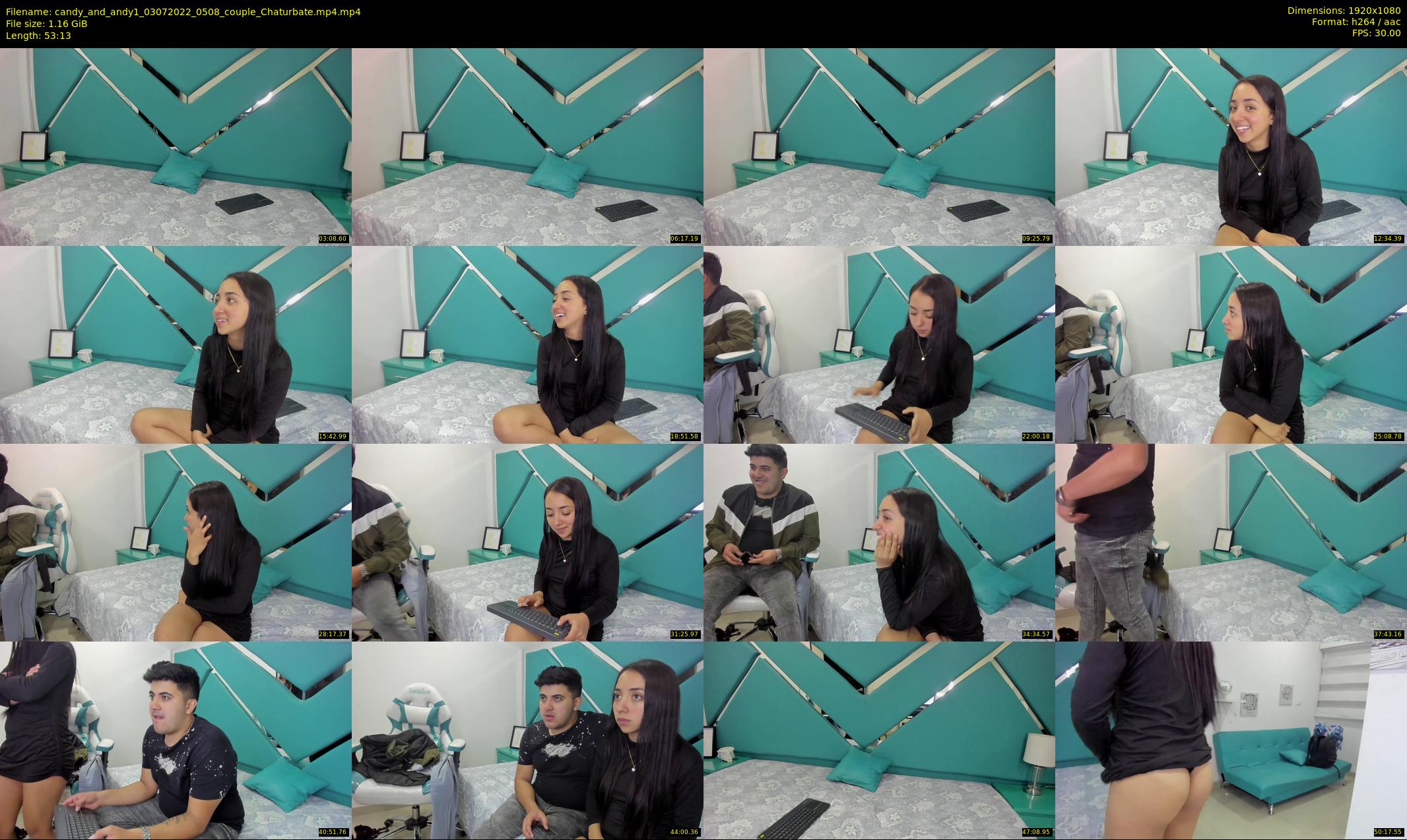 candy_and_andy1 — 54 minute Chaturbate couple cam show recording, 1080p, Jul 3, 2022